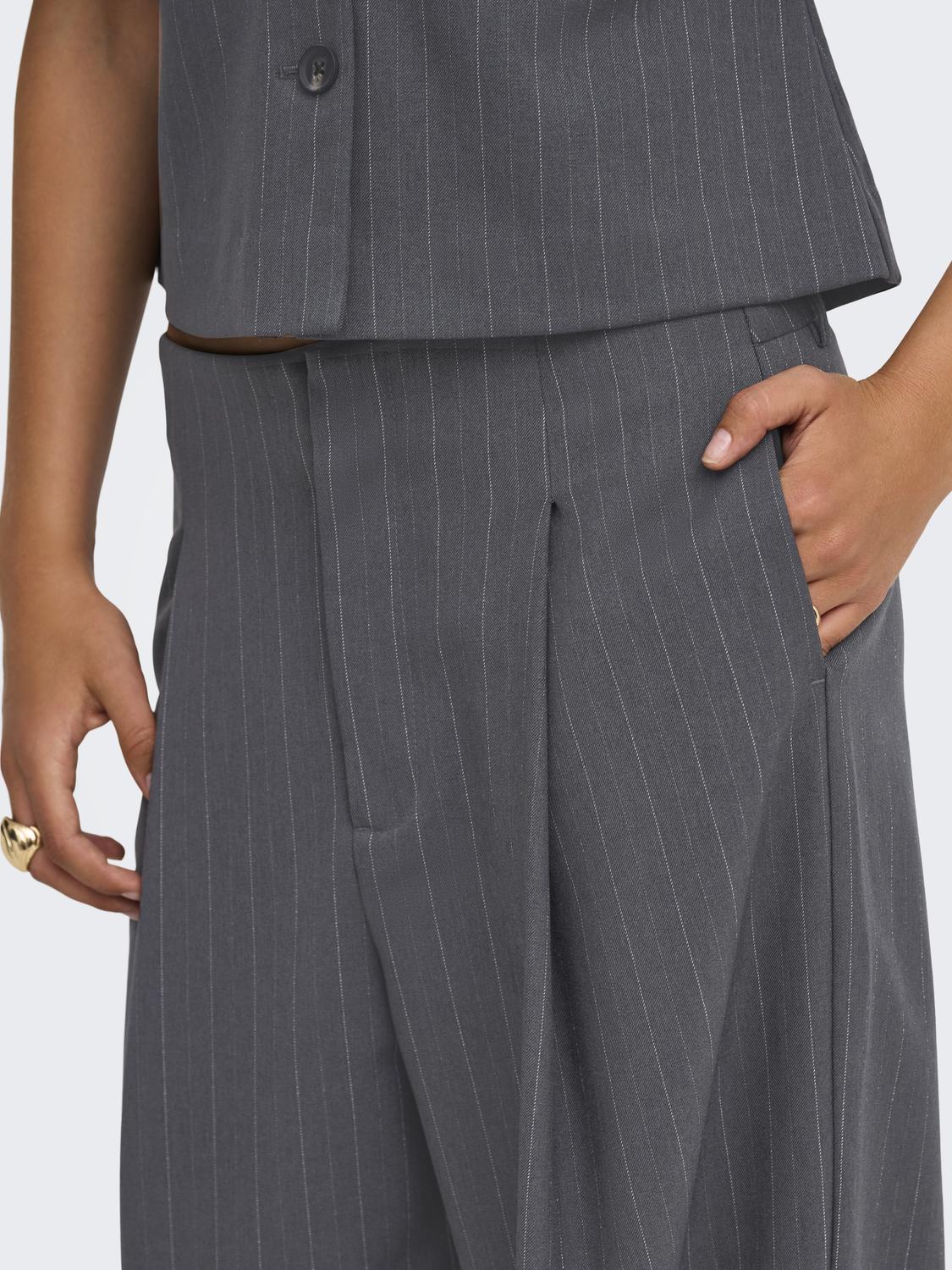 ONLAGGIE MW PINSTRIPE BALLOON PANT - 5