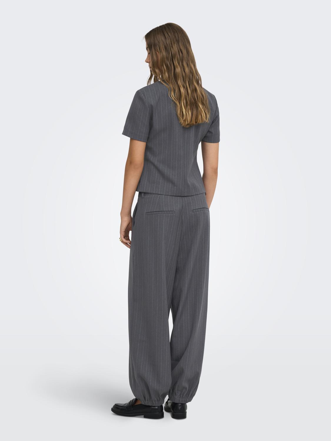 ONLAGGIE MW PINSTRIPE BALLOON PANT - 2