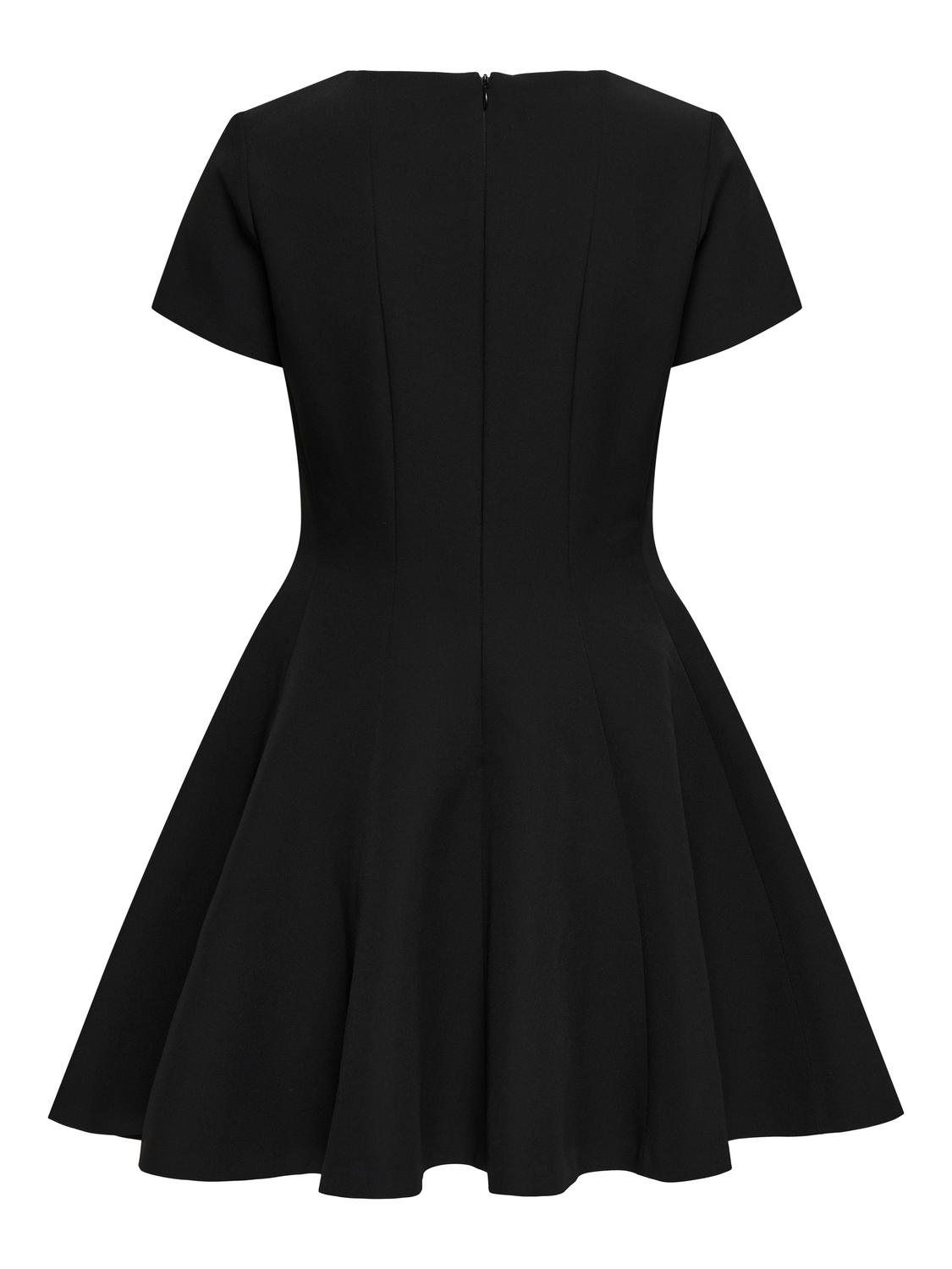 ONLORLEEN LIFE S/S PEPLUM DRESS TLR OX - 2