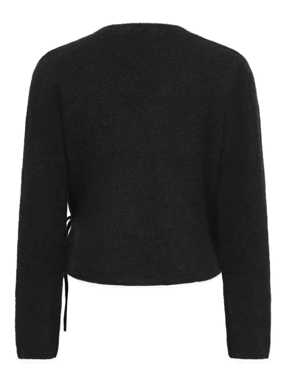 ONLLIVA LS V-NECK WRAP KNT - 7