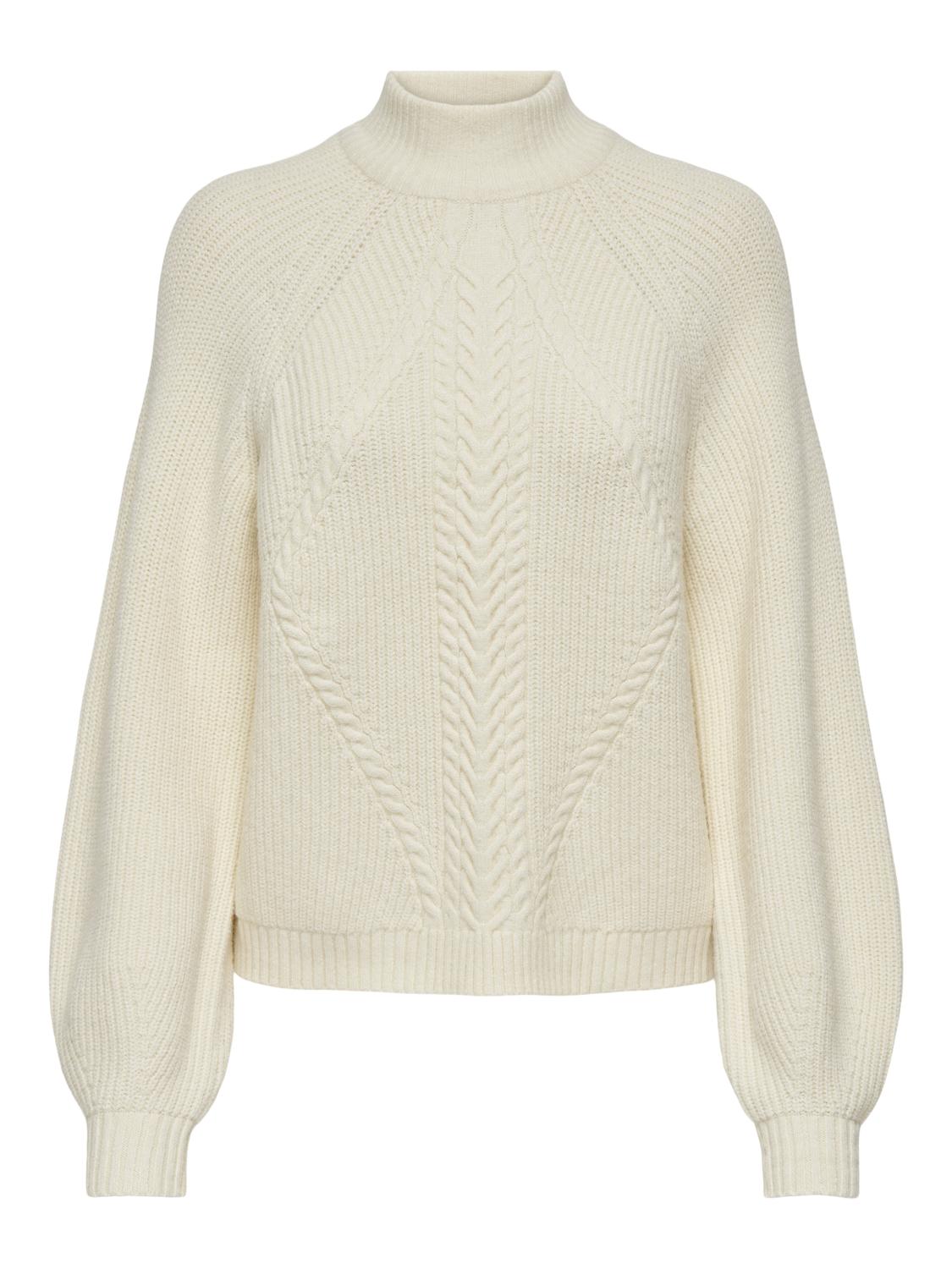 ONLKATIA LS DETAIL HIGHNECK NOOS KNT - 3