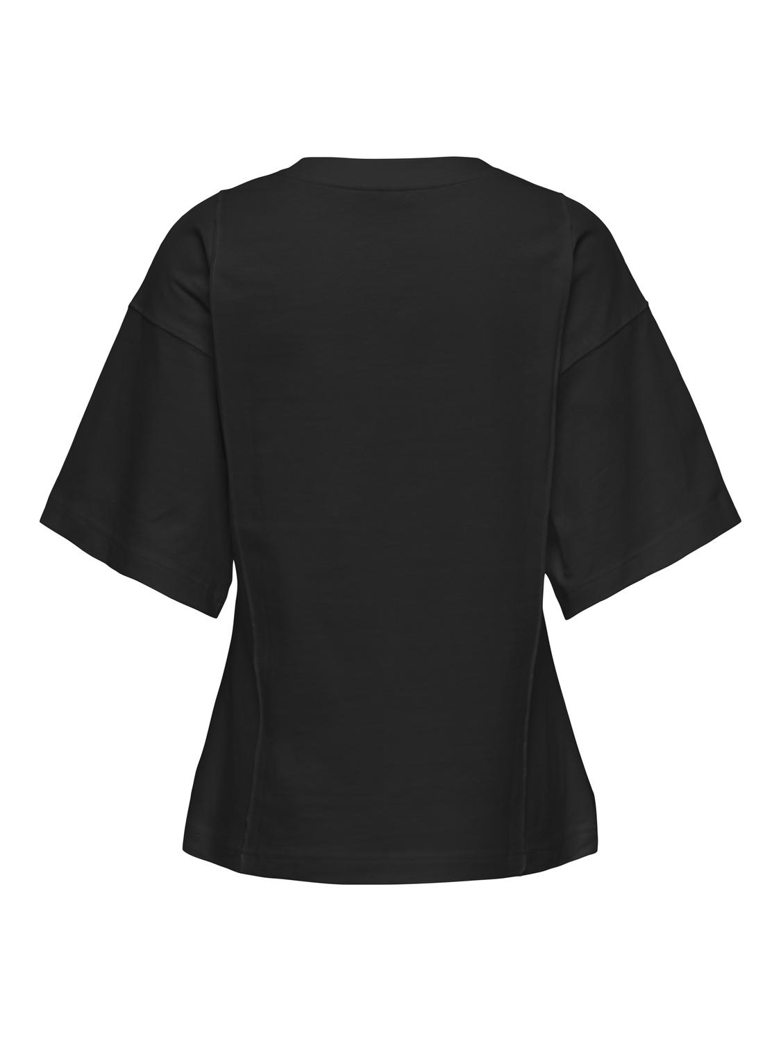 JDYRUBY LIFE S/S PIPING T-SHIRT JRS - 2