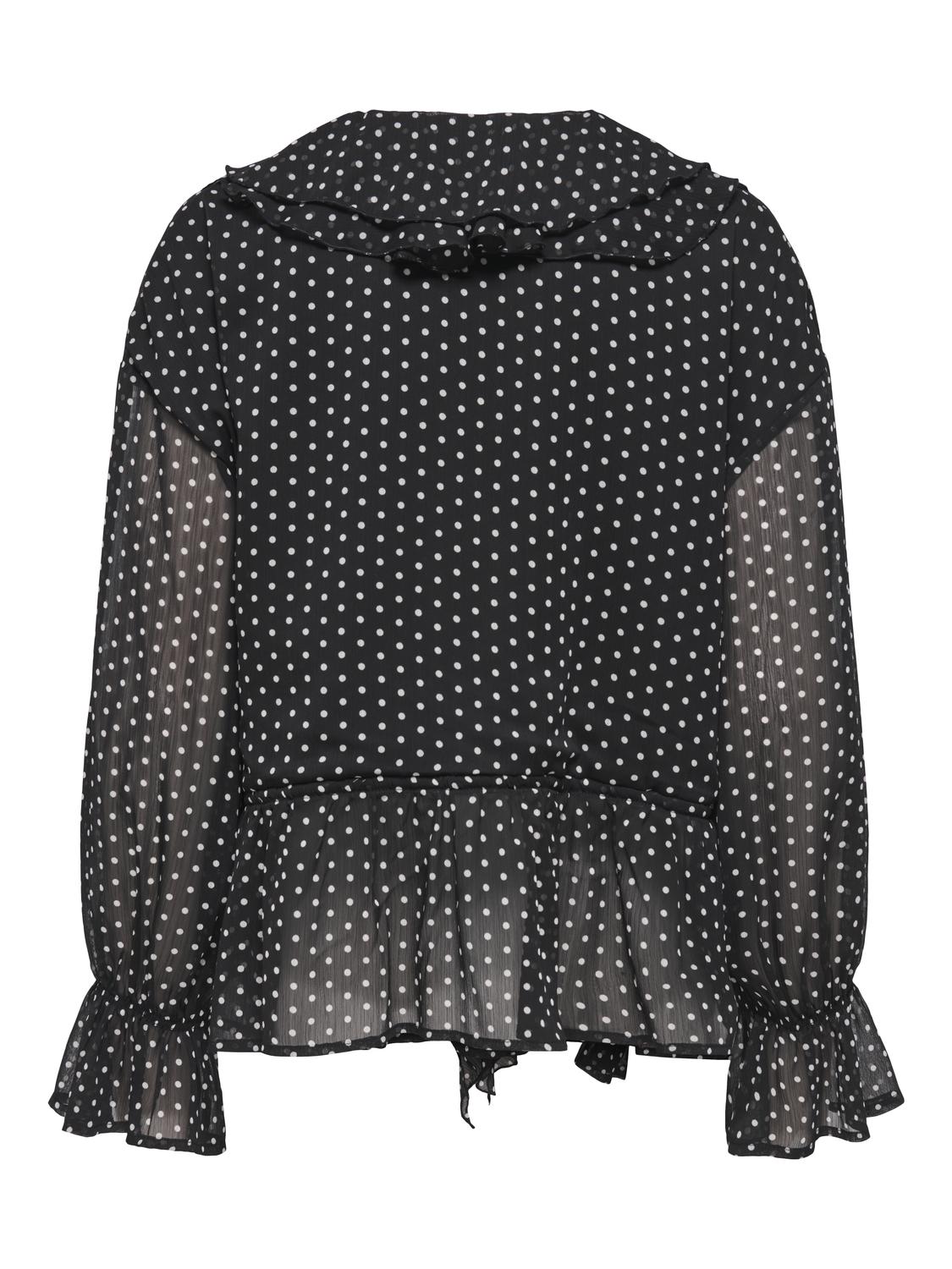 STUPOLKA L/S FLOUNCE TOP WVN - 3