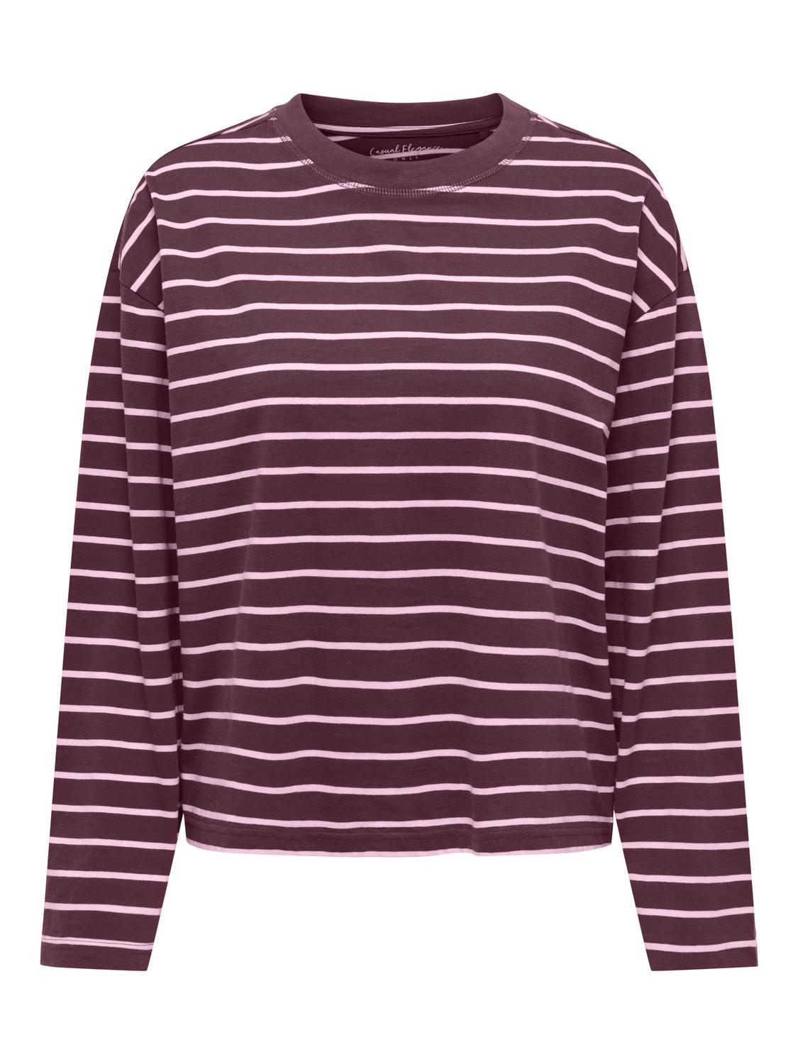 ONLHAPPY L/S O-NECK STRIPE TEE JRS