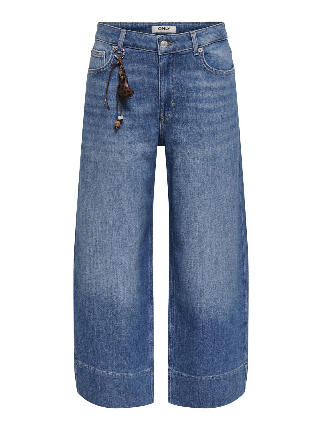 ONLDANIELLE HW CHARM CROP WIDE DNM REA