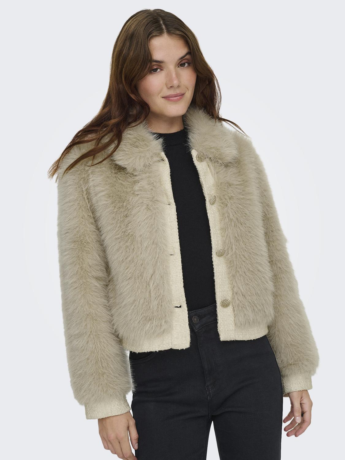 ONLVADA LIFE FAUX  FUR JACKET OTW UG - 5