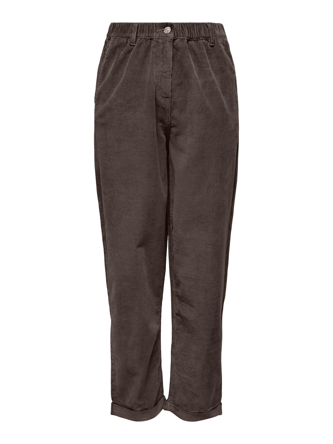 ONLFLORA MW ELA CORD CAROT PANT PNT NOOS - 3