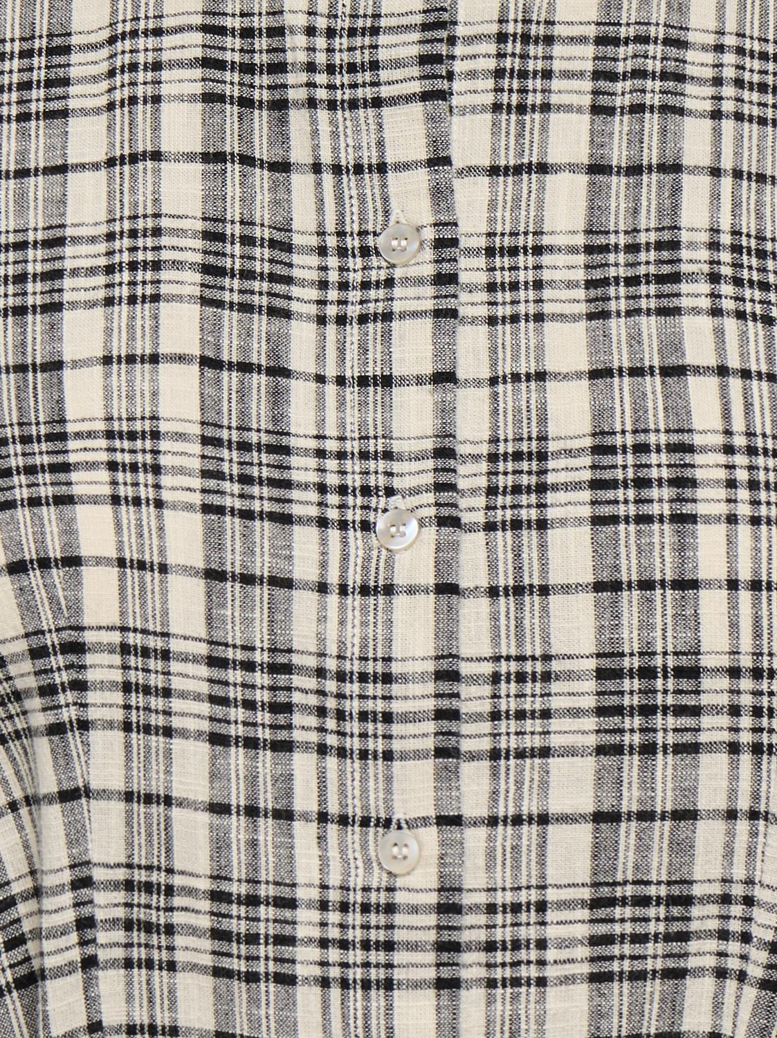 PGTATIANA L/S TIE CHECK SHIRT WVN - 2