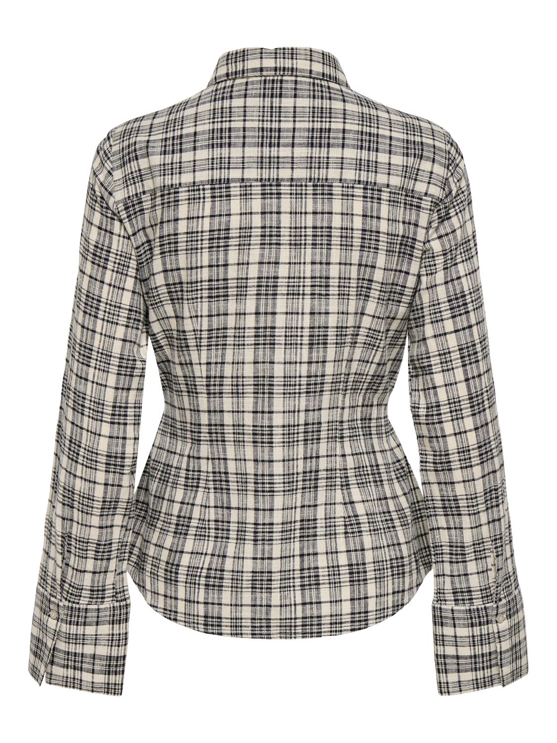 PGTATIANA L/S TIE CHECK SHIRT WVN - 3