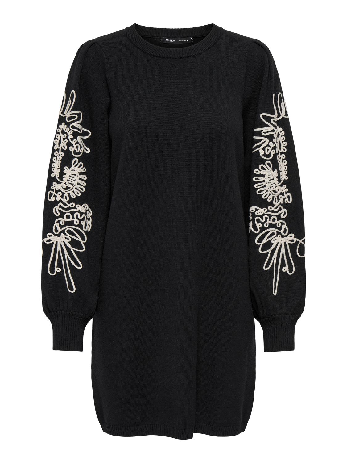 ONLMAGNOLIA LS DETAIL DRESS KNT - 3