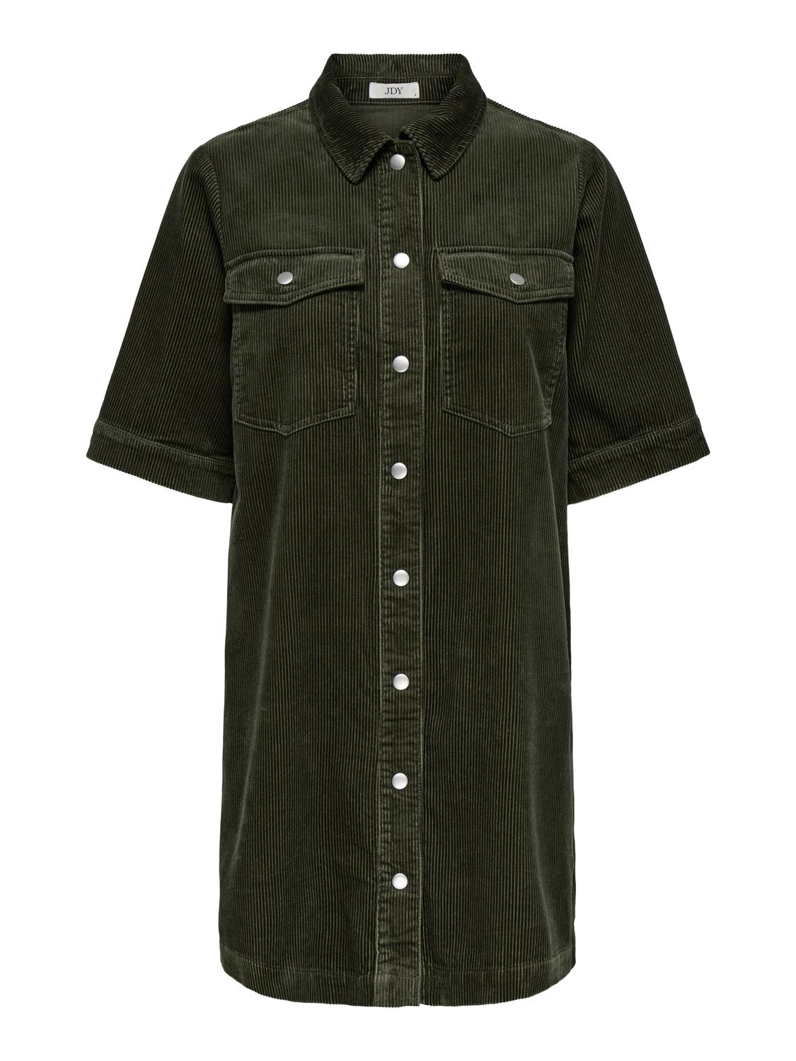 JDYSHIRAZ S/S BUTTON DRESS PNT NOOS - 3
