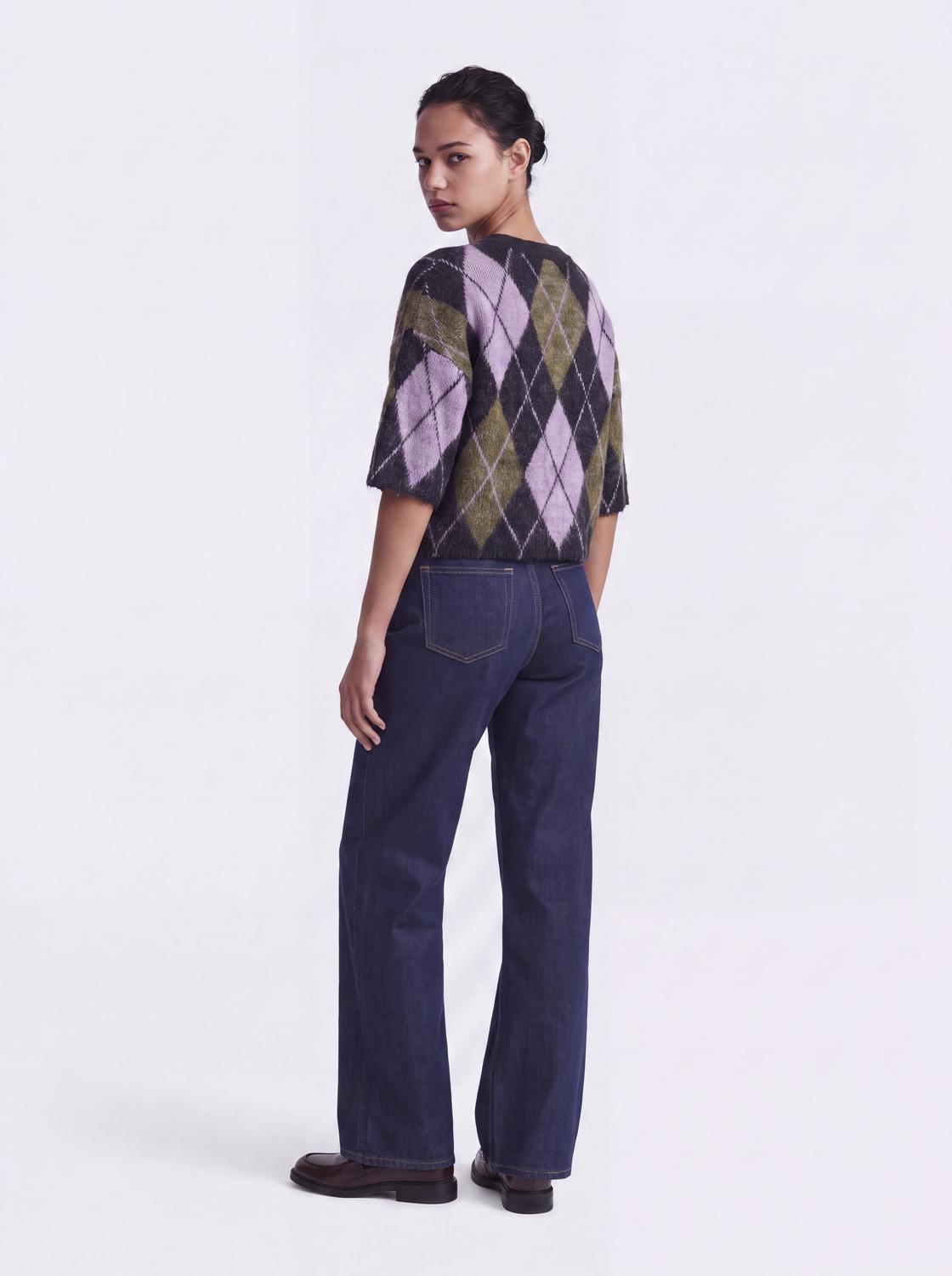 ONLNOEME SS PATTERN O-NECK KNT - 2