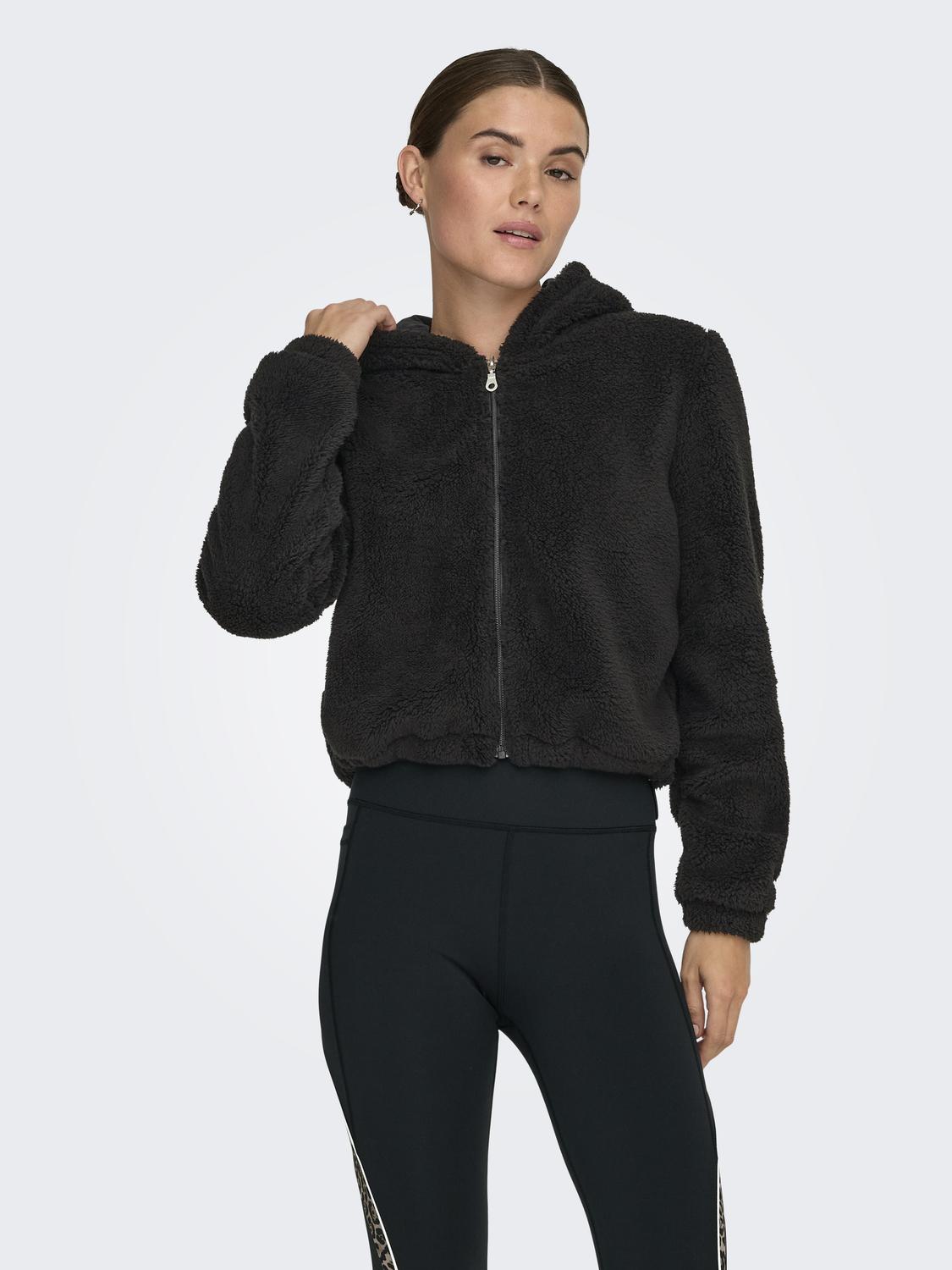 ONPCAS-FLUF HOOD FZ LS SHORT SWT