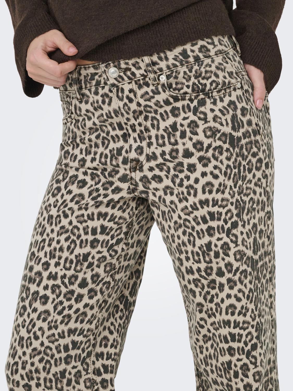 ONLMADISON BLUSH HW LEO WIDE DNM NOOS - 4
