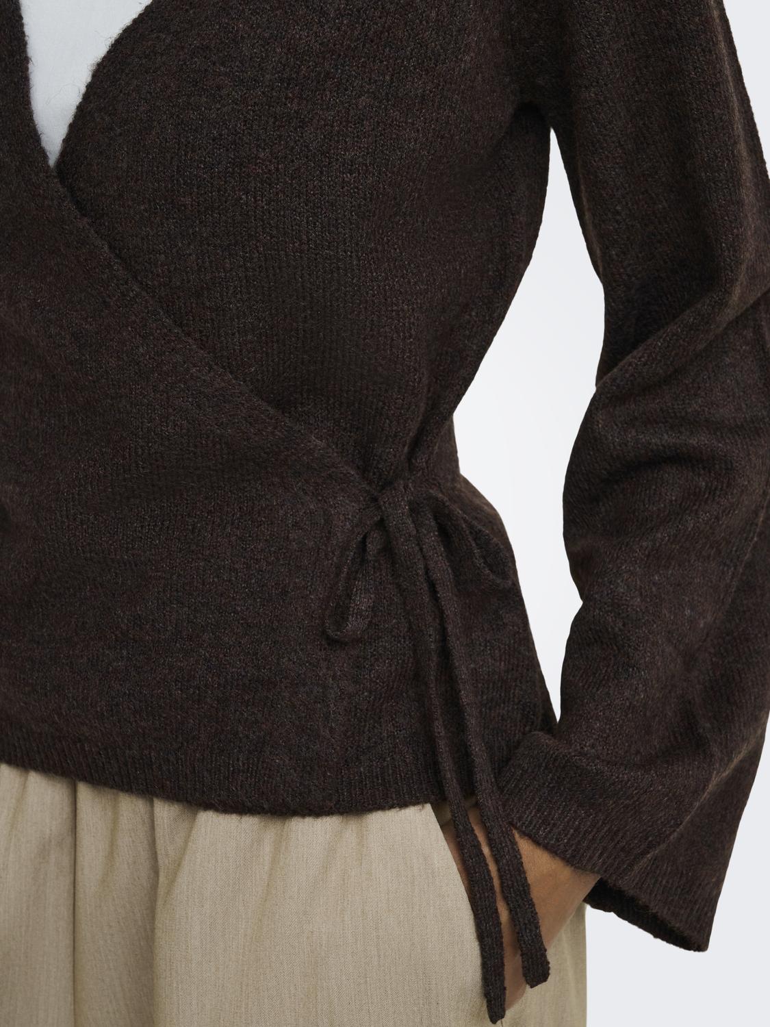 JDYSUPER BECKY L/S WRAP CARDI KNT NOOS - 4