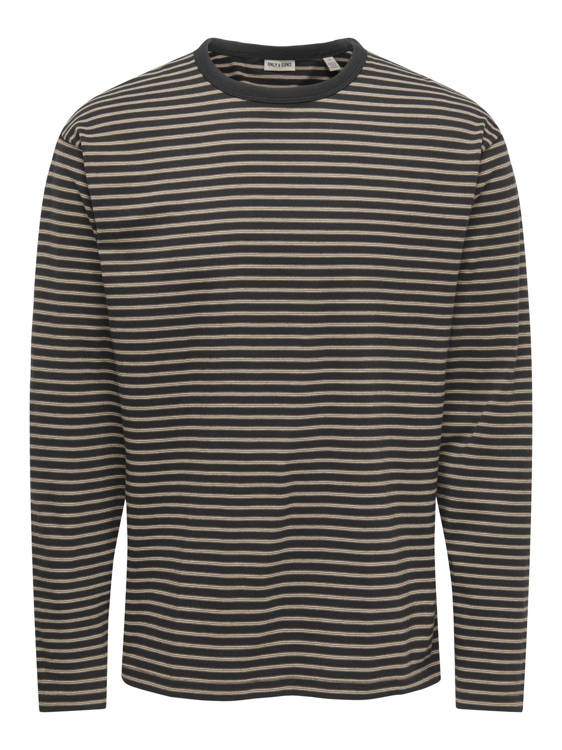 ONSGEORGE RLX LS STRIPE TEE NOOS - 3