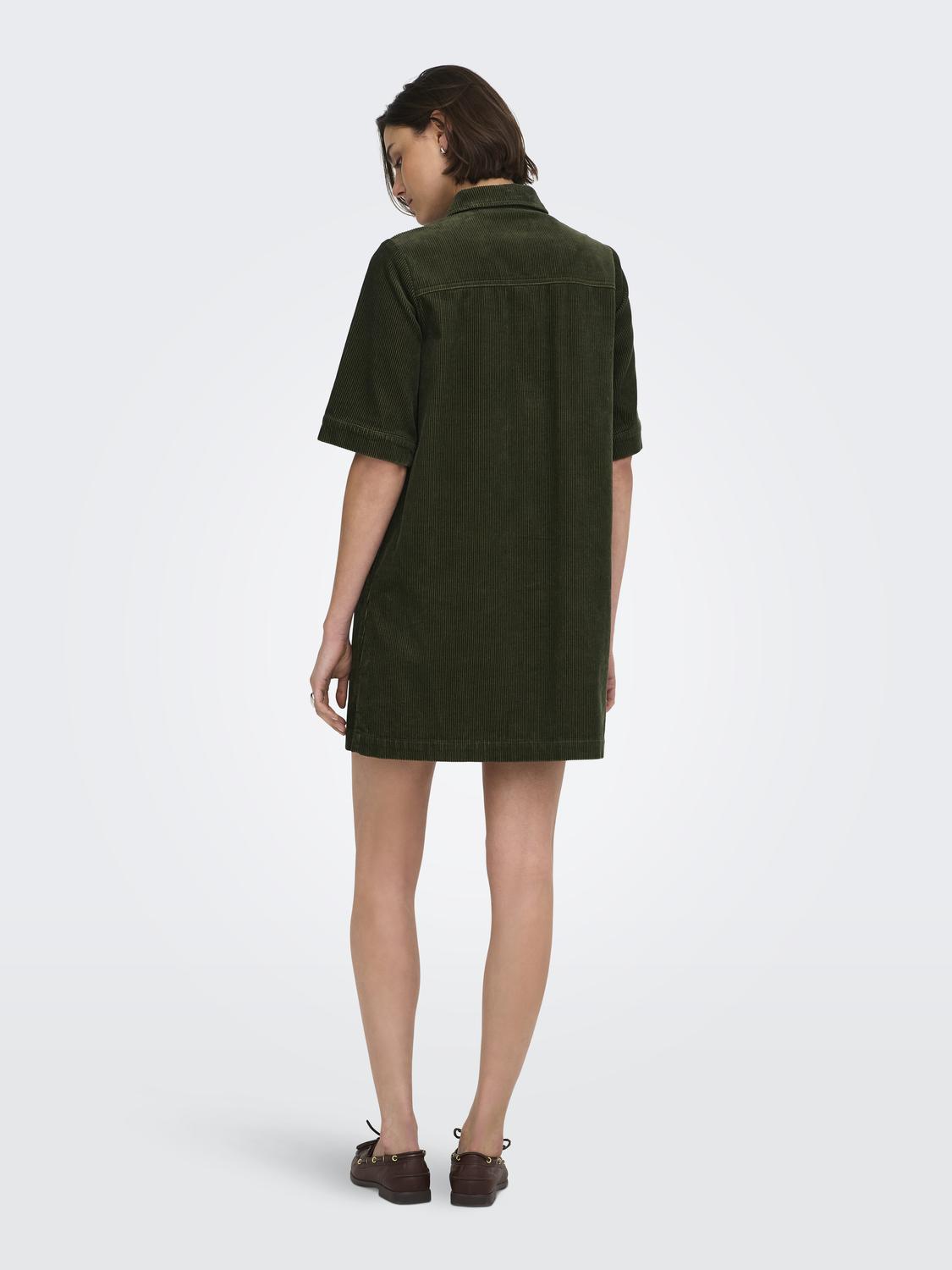 JDYSHIRAZ S/S BUTTON DRESS PNT NOOS - 2