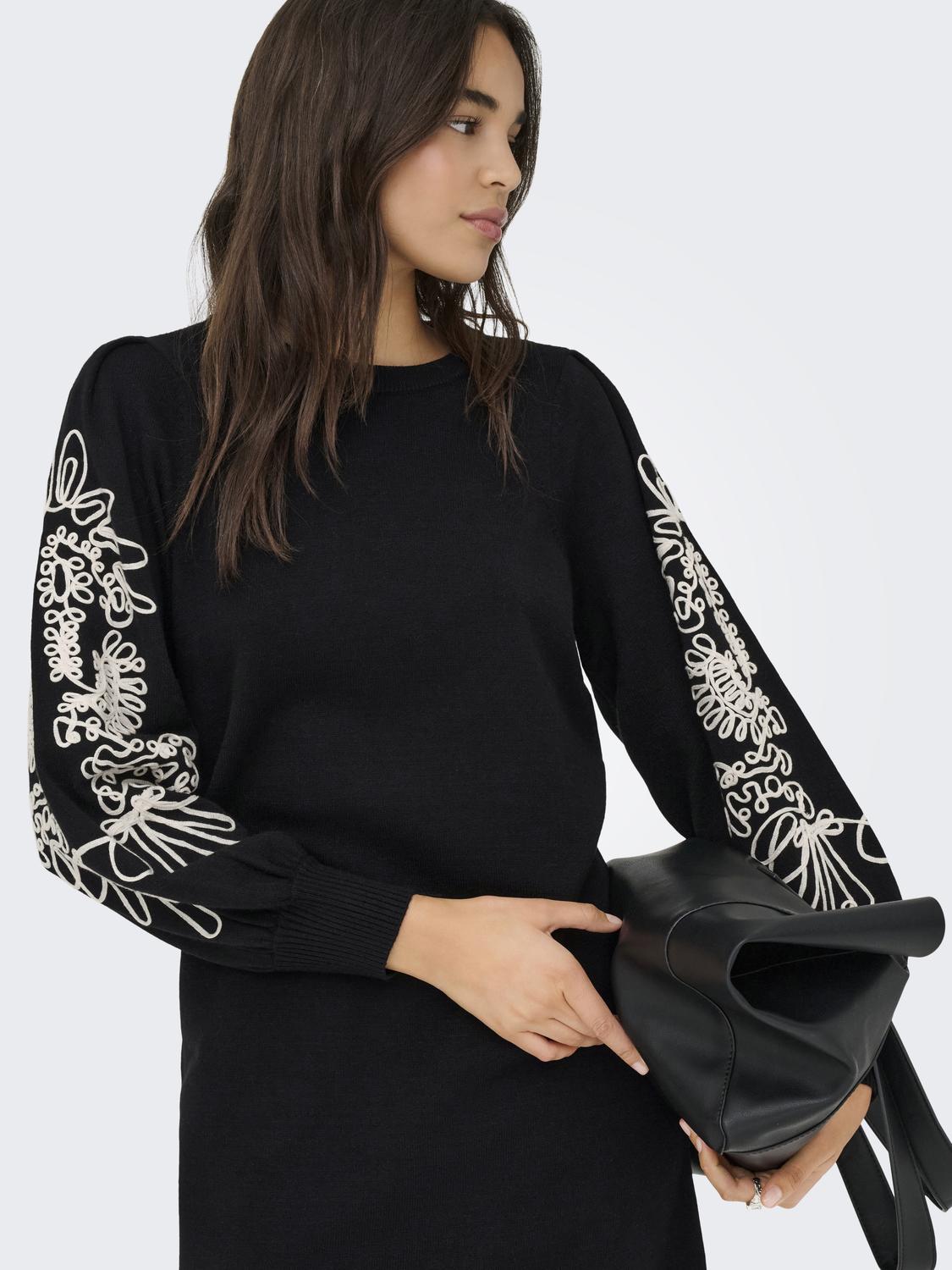 ONLMAGNOLIA LS DETAIL DRESS KNT - 4