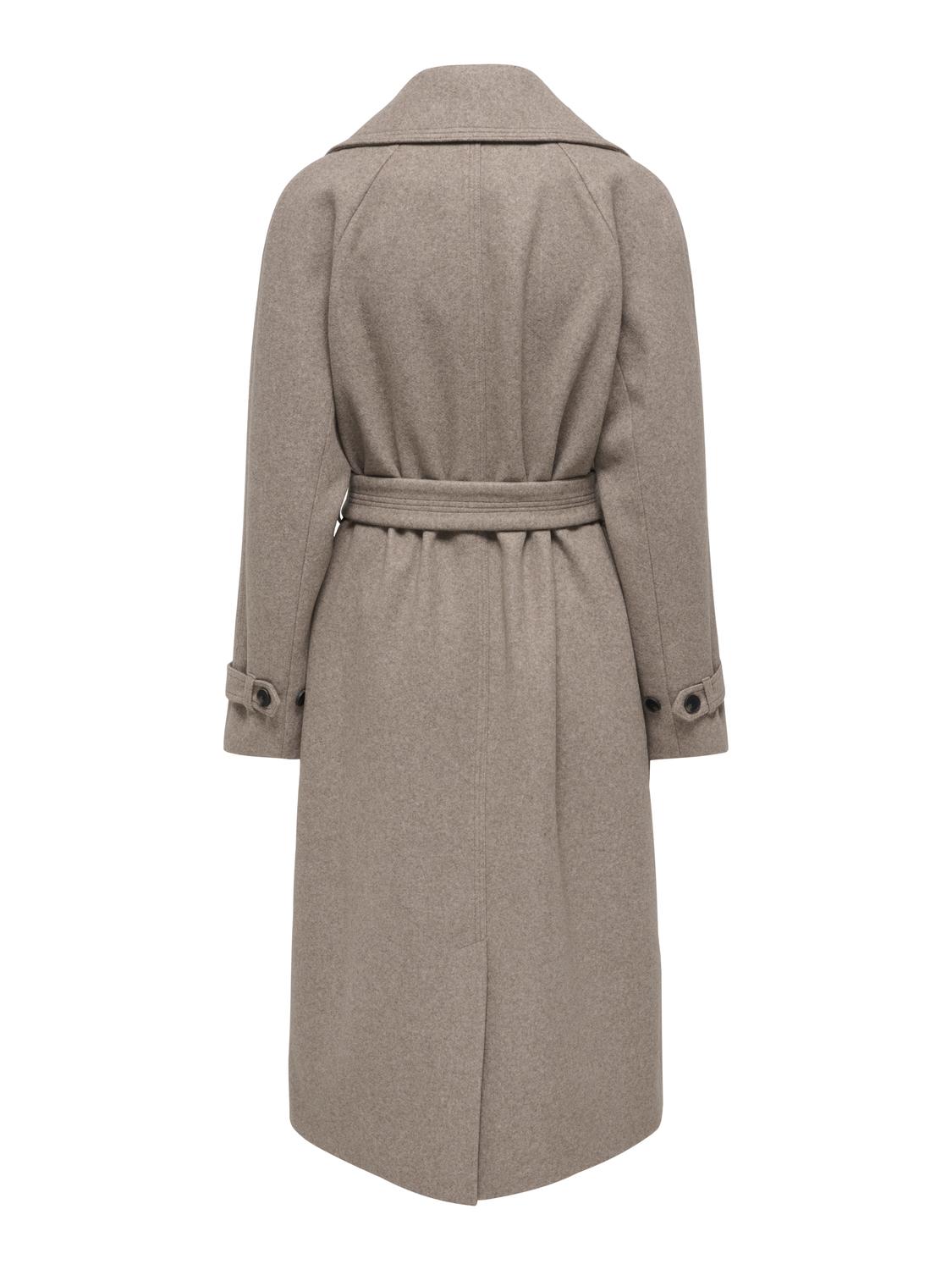 ONLLAURA BELTED LONG COAT OTW UG - 7