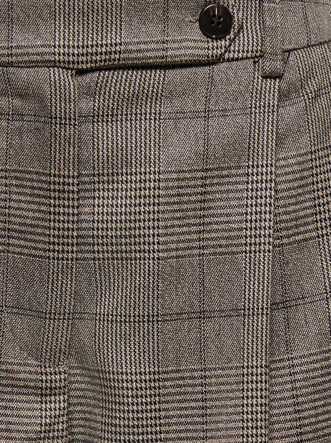 STUVIGA CHECKED CULOTTE PANT WVN - 2