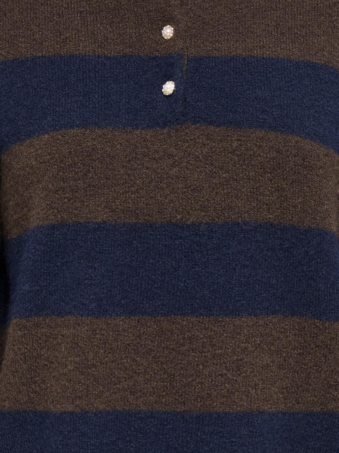 PGABIGAIL L/S POLO PULLOVER KNT - 2