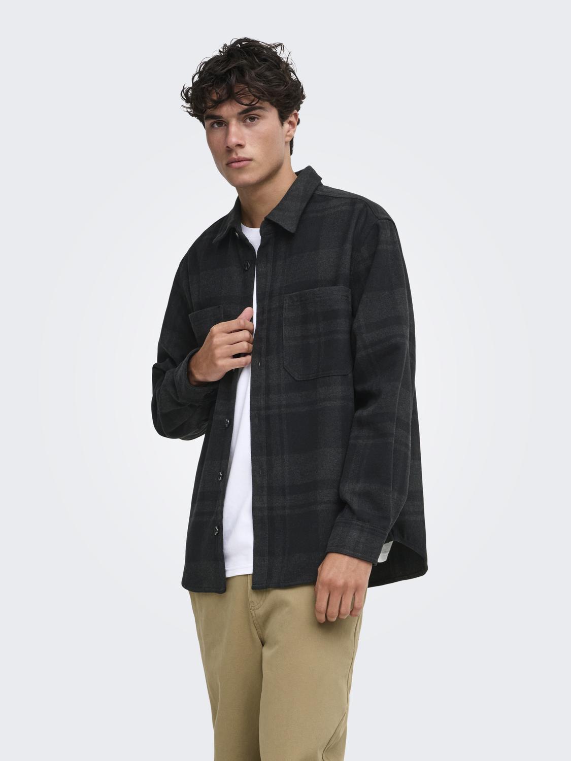 ONSALP CHECKED OVERSHIRT NOOS