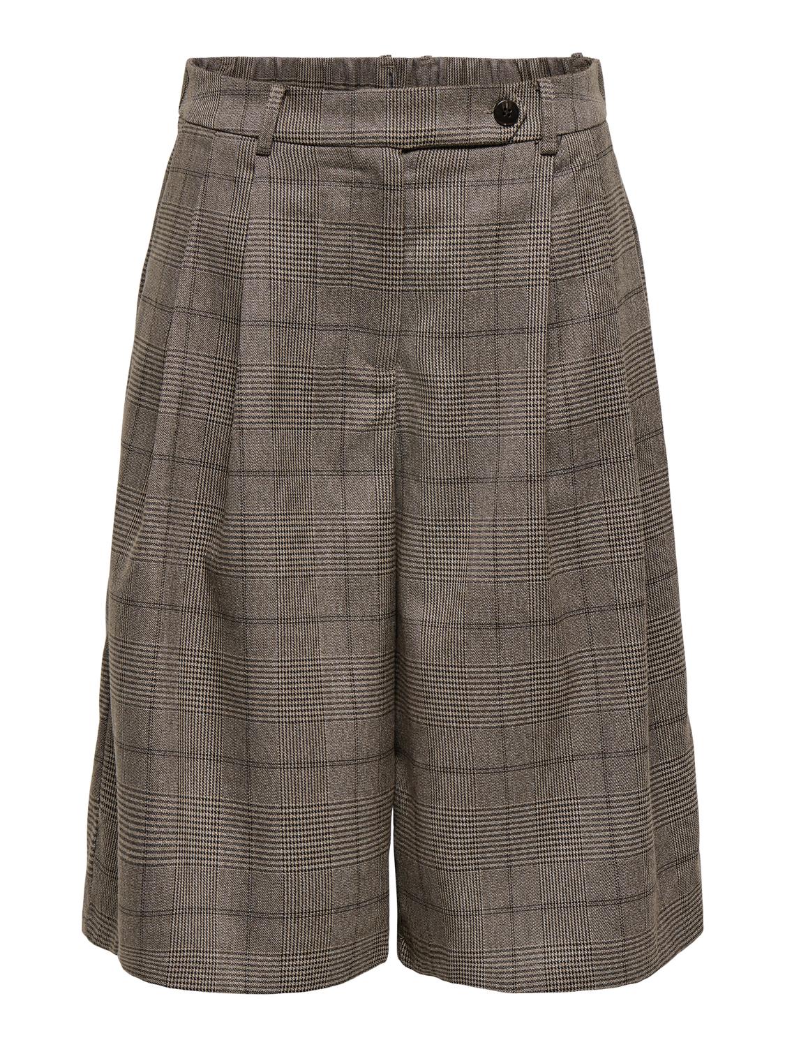 STUVIGA CHECKED CULOTTE PANT WVN
