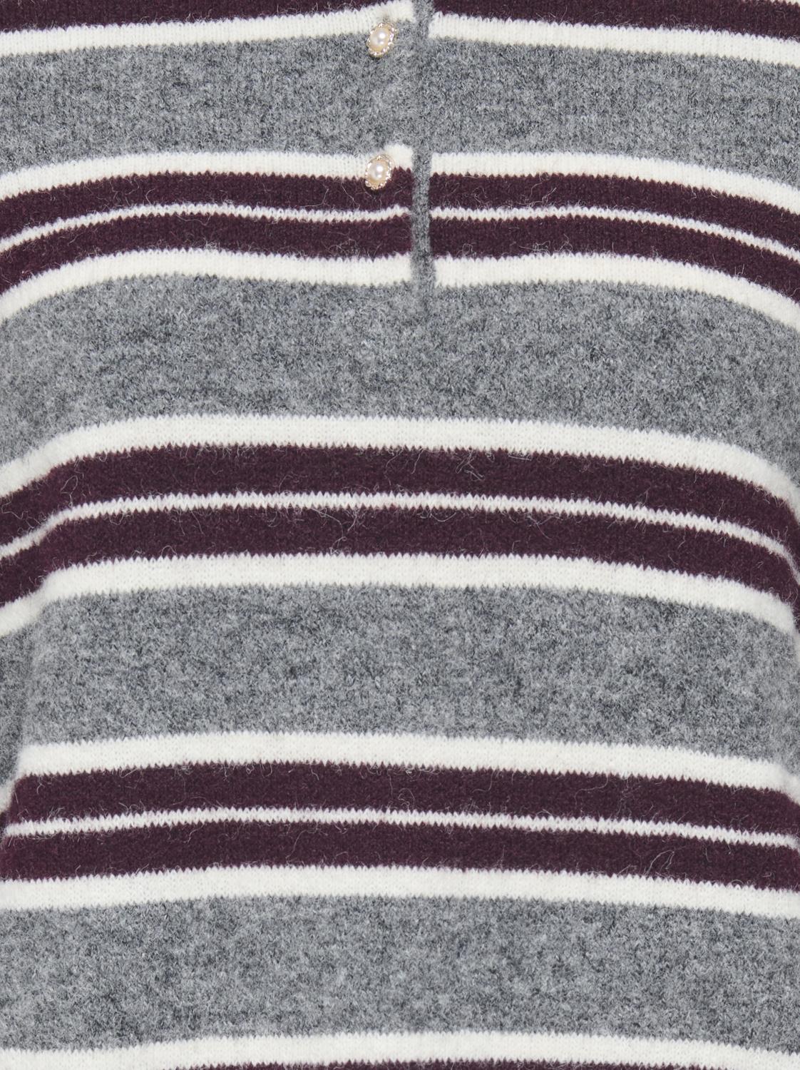 PGABIGAIL L/S POLO PULLOVER KNT - 2