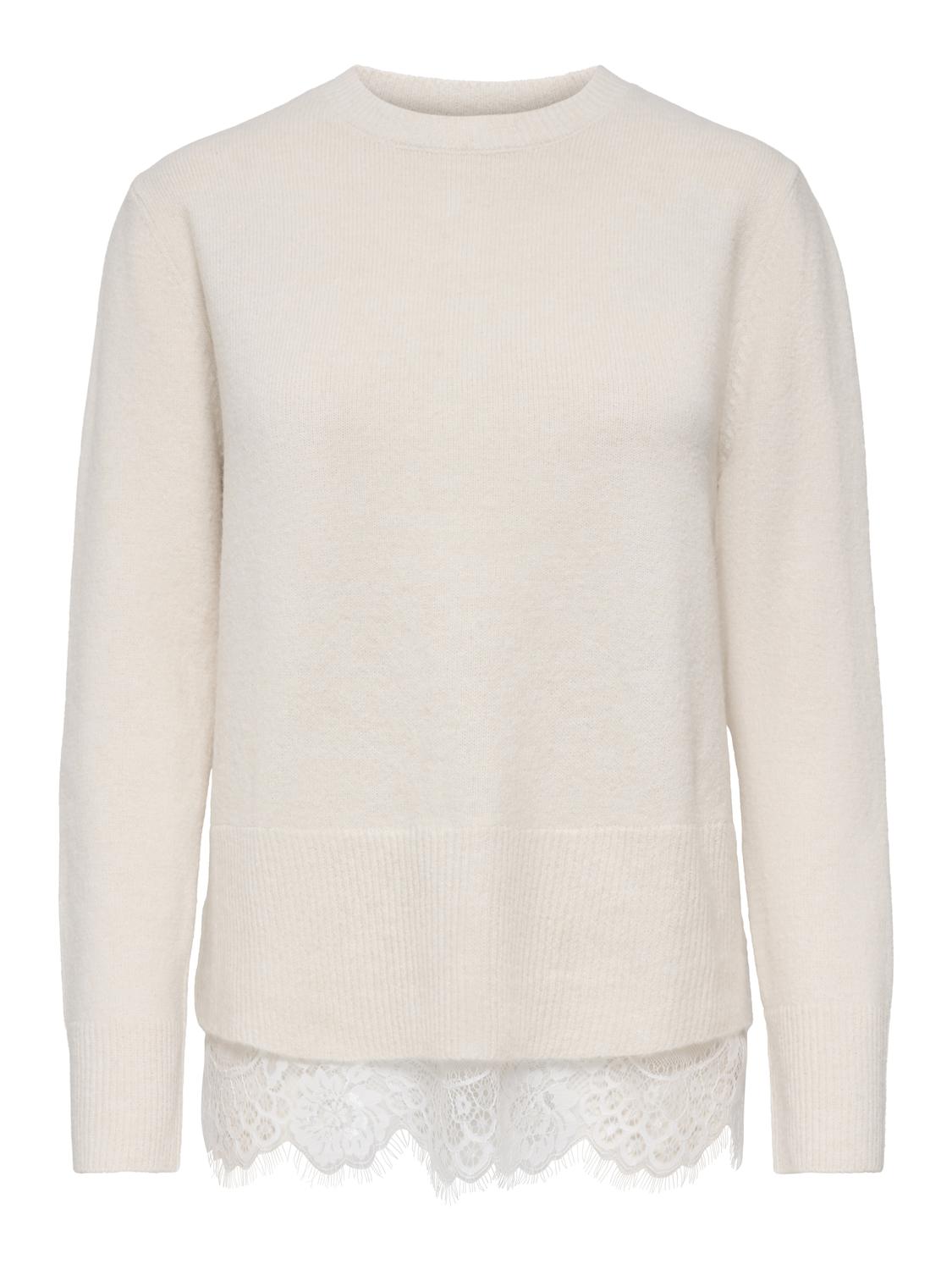 STUGRY L/S LACE PULLOVER KNT