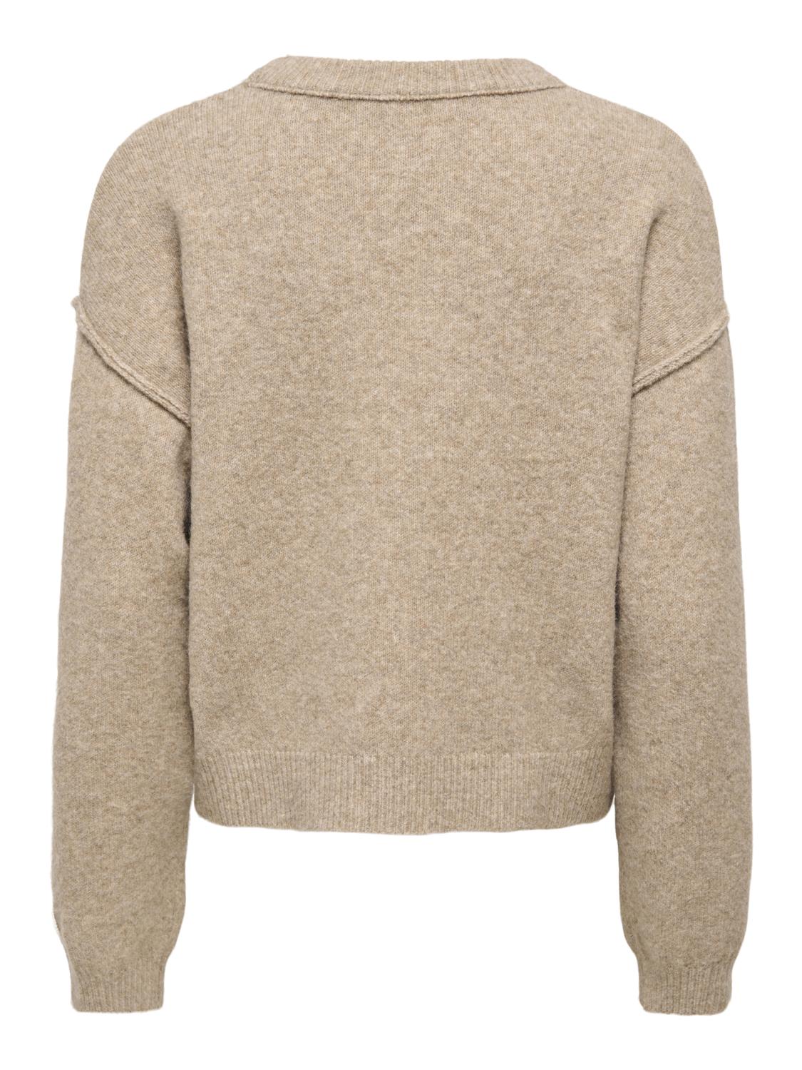 STUELISE L/S LACE BOW PULLOVER KNT - 3
