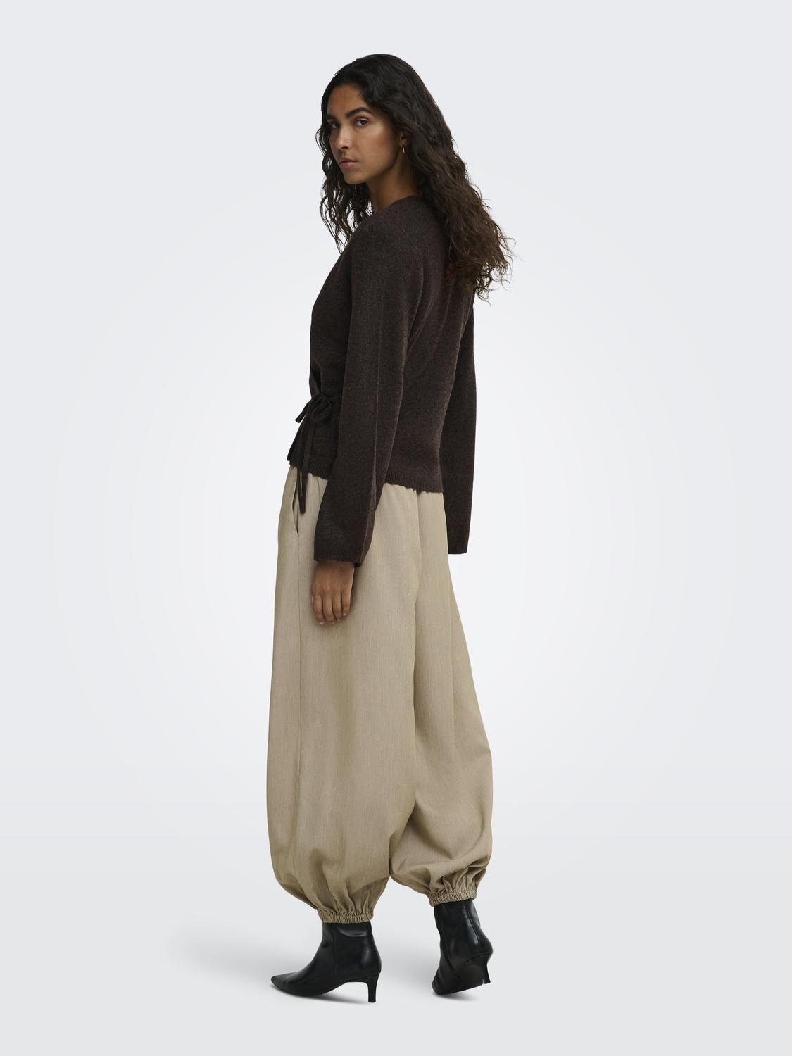 JDYSUPER BECKY L/S WRAP CARDI KNT NOOS - 2