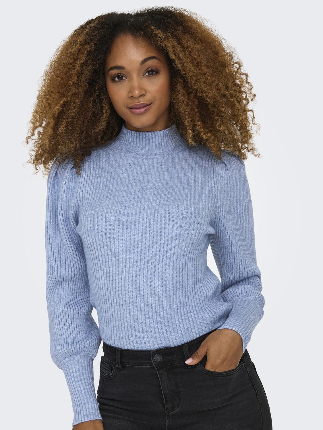 ONLKATIA L/S HIGHNECK PULL KNT NOOS - 4