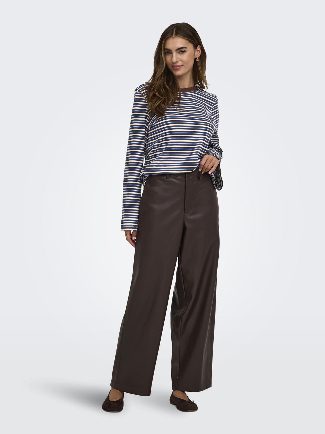 ONLNELI MW FAUX LEA BARREL PANT PNT - 6