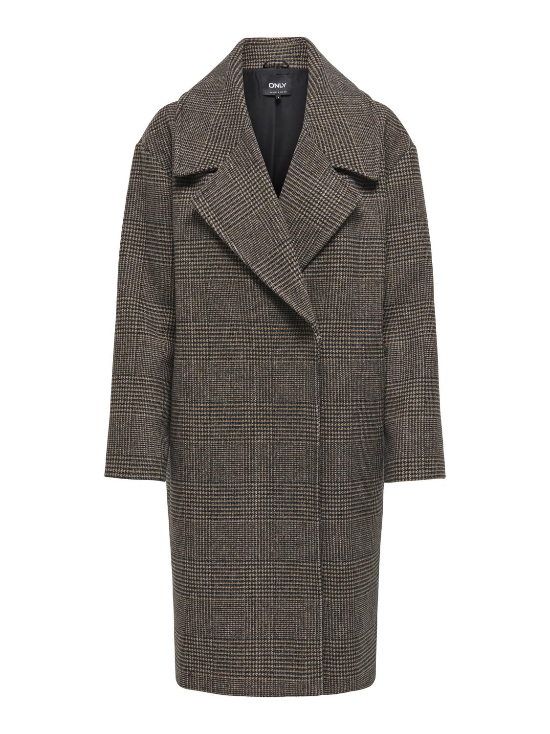ONLMADISON LIFE CHECK COAT CC OTW UG - 3