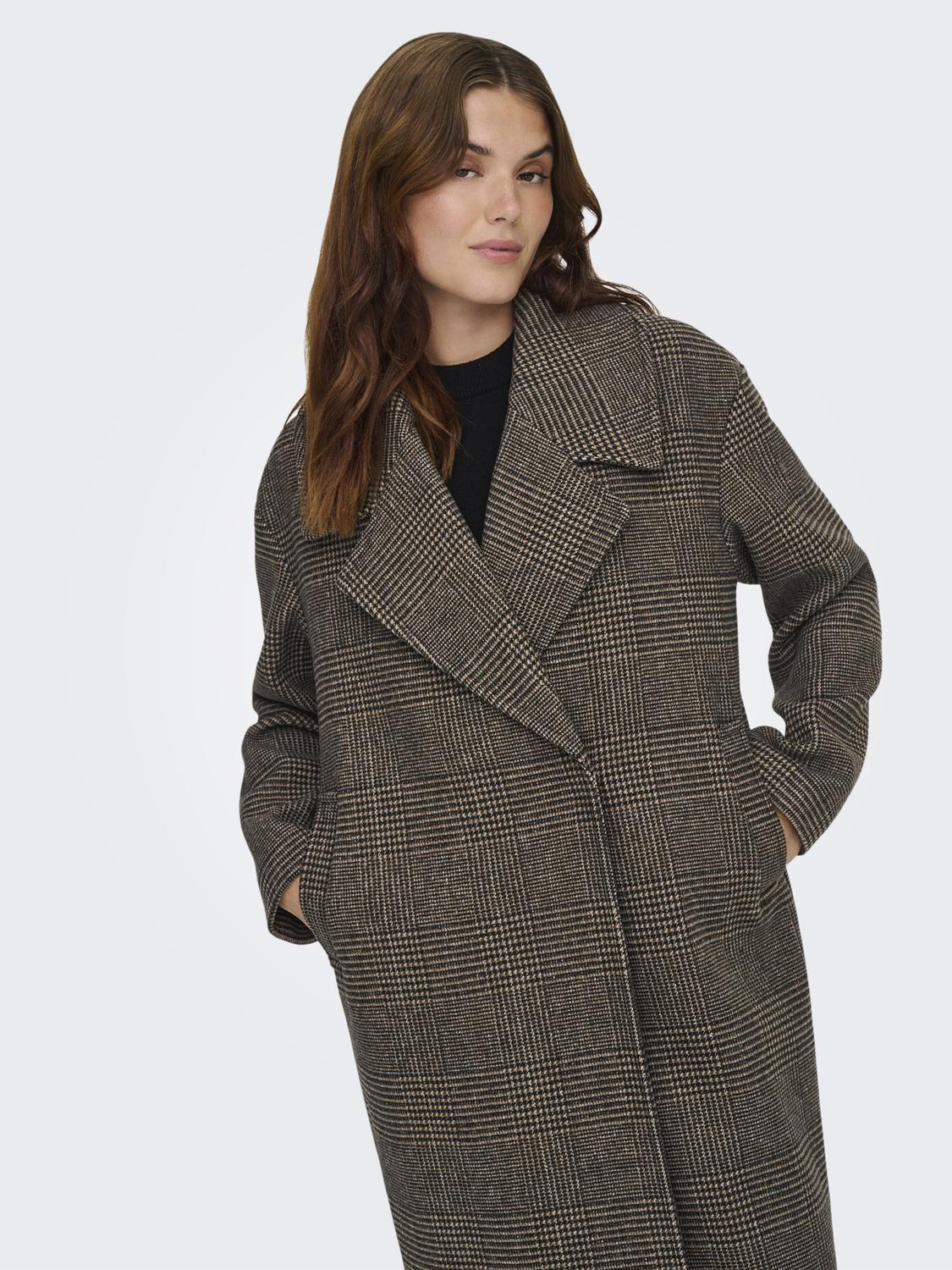 ONLMADISON LIFE CHECK COAT CC OTW UG - 4