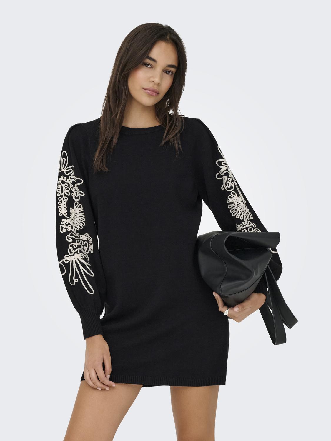 ONLMAGNOLIA LS DETAIL DRESS KNT
