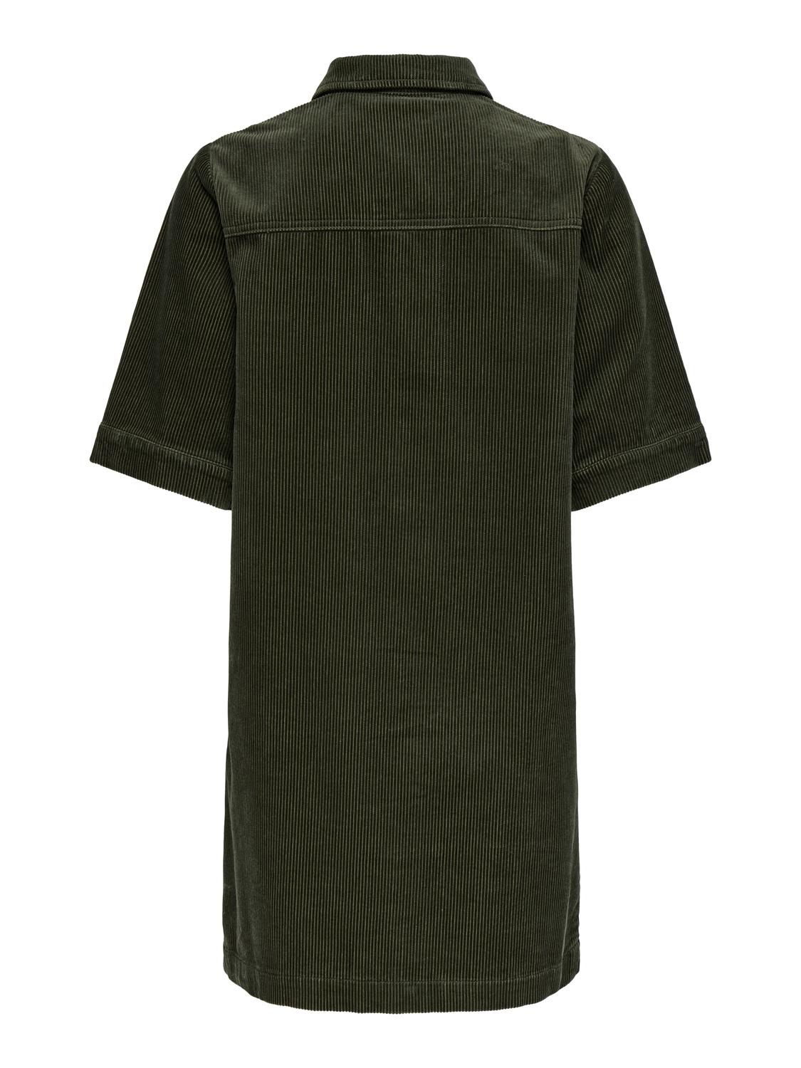 JDYSHIRAZ S/S BUTTON DRESS PNT NOOS - 7