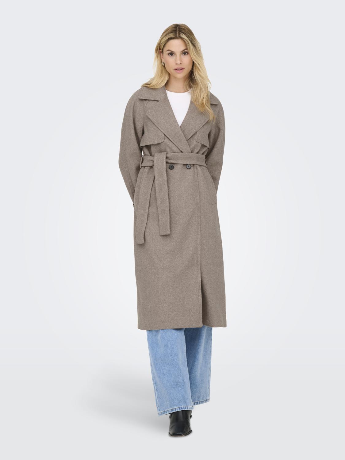 ONLLAURA BELTED LONG COAT OTW UG