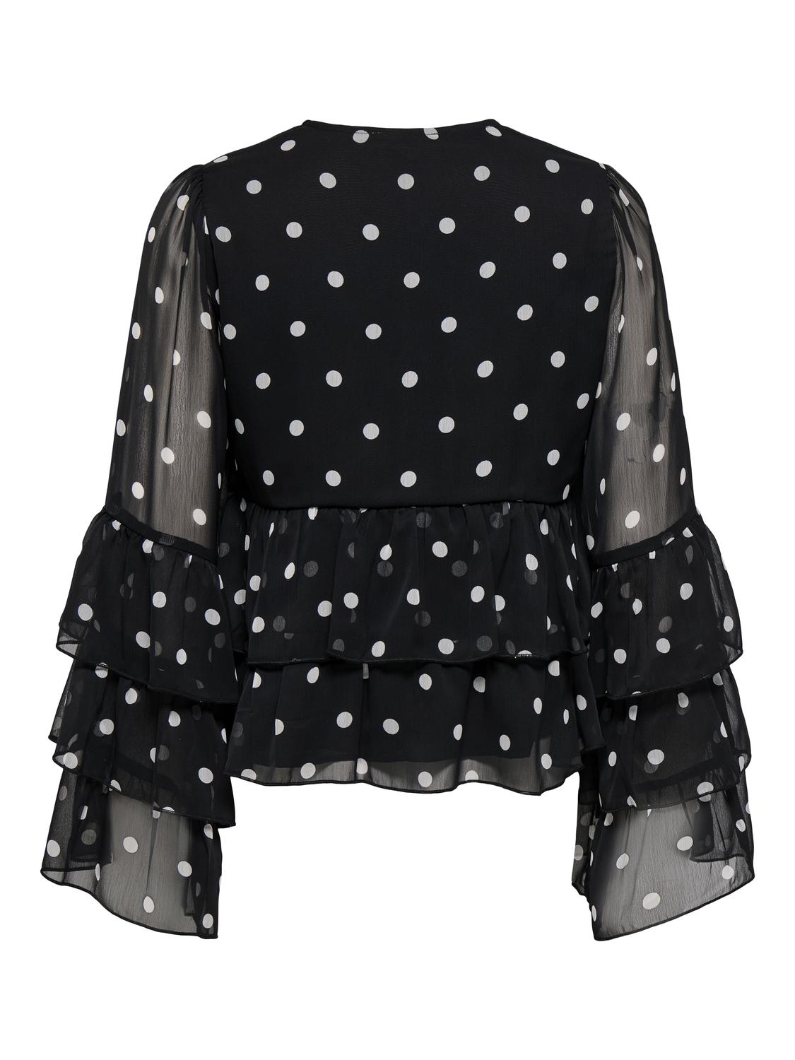 ONLNOVARA LS RUFFLE BLOUSE WVN - 7