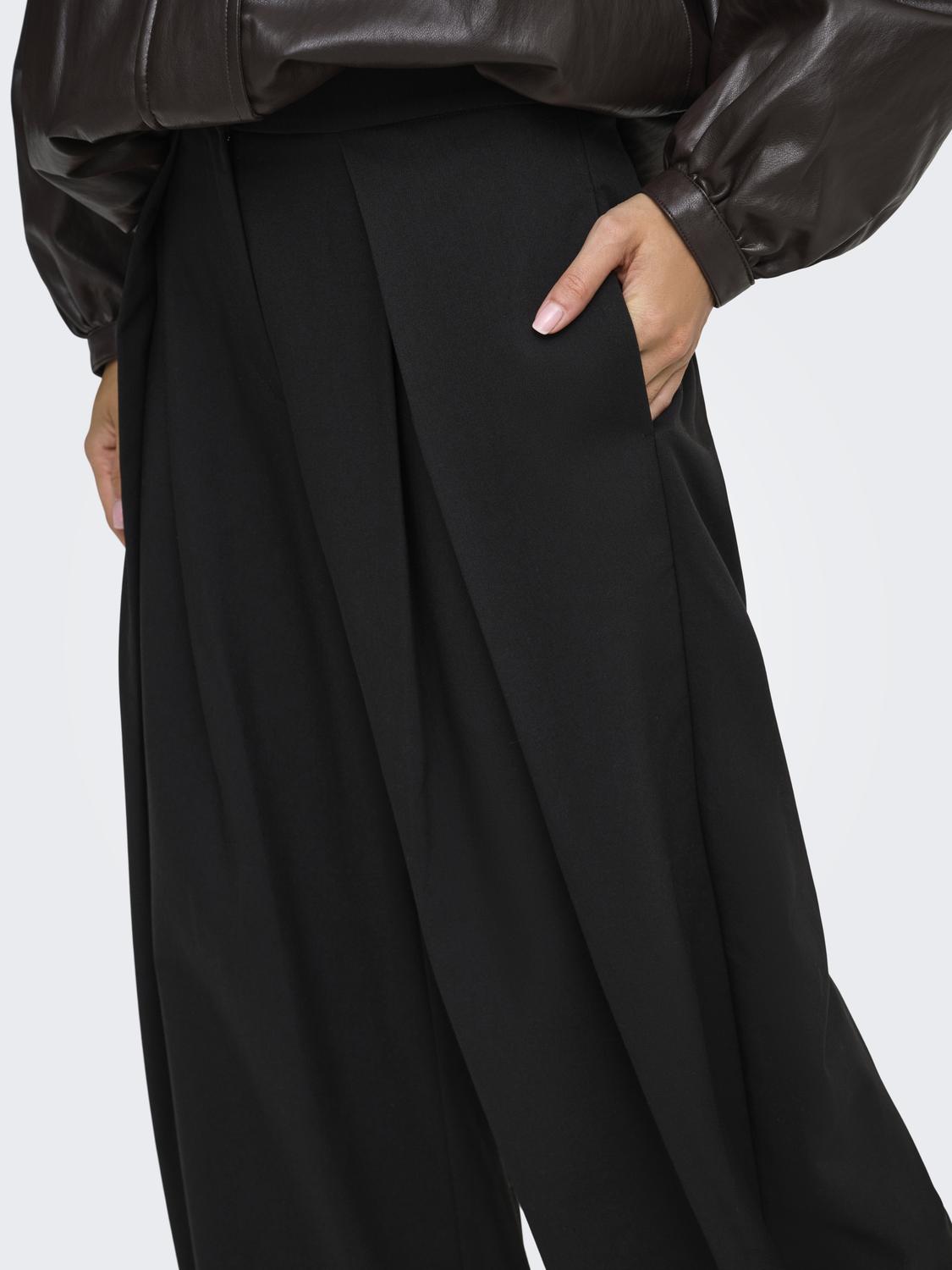 ONLYASMINE MW PLEAT BARREL PANT TLR - 5