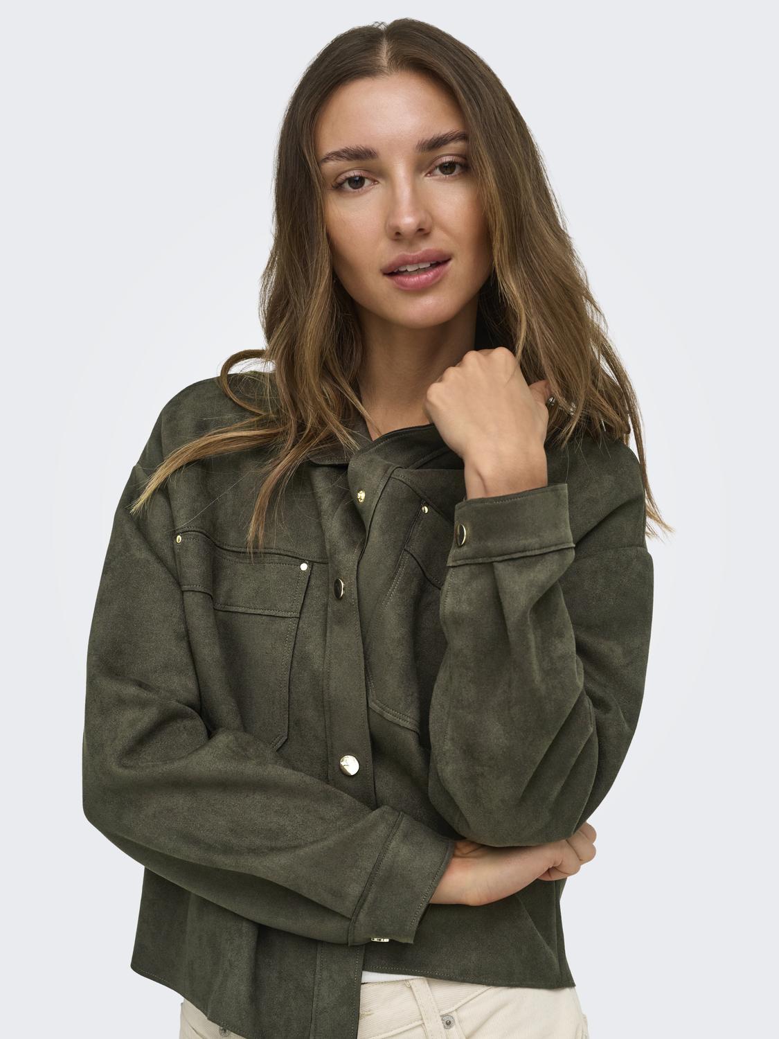 JDYJULLE L/S FAKE SUEDE SHIRT JRS NOOS - 6