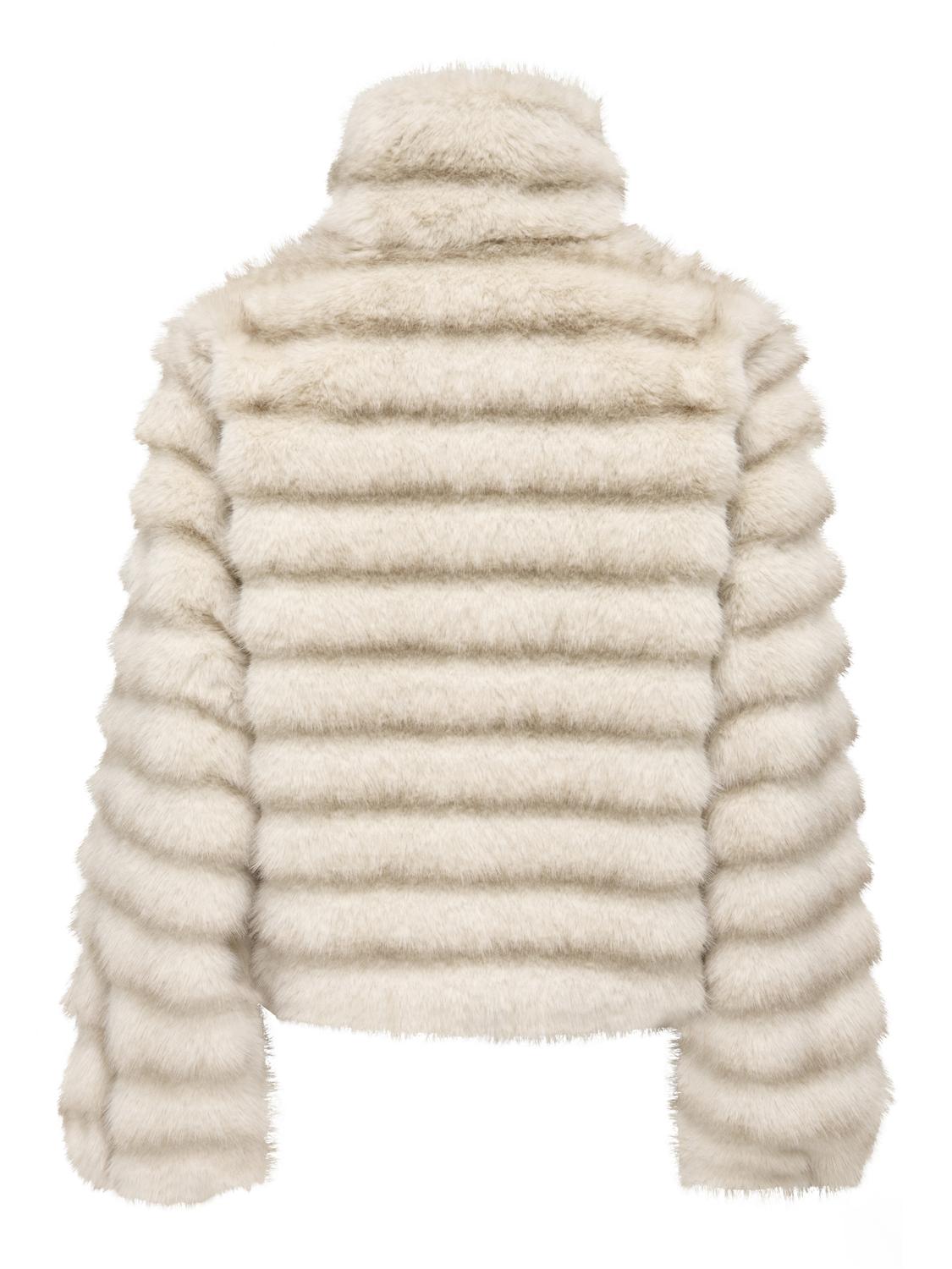 JDYALLIE FAUX FUR JACKET OTW HAB - 3