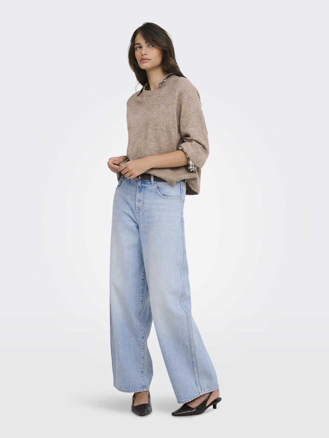 ONLSIMONI 3/4 PULLOVER KNT NOOS - 6