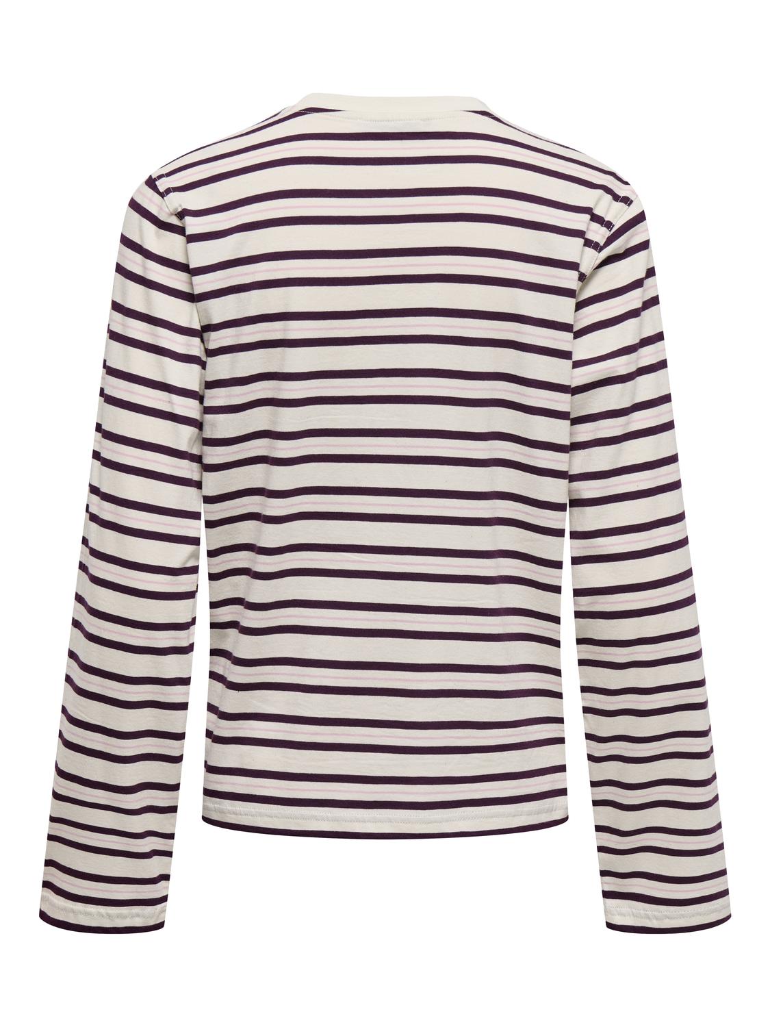 PGLIVINA L/S STRIPE TEE JRS - 2