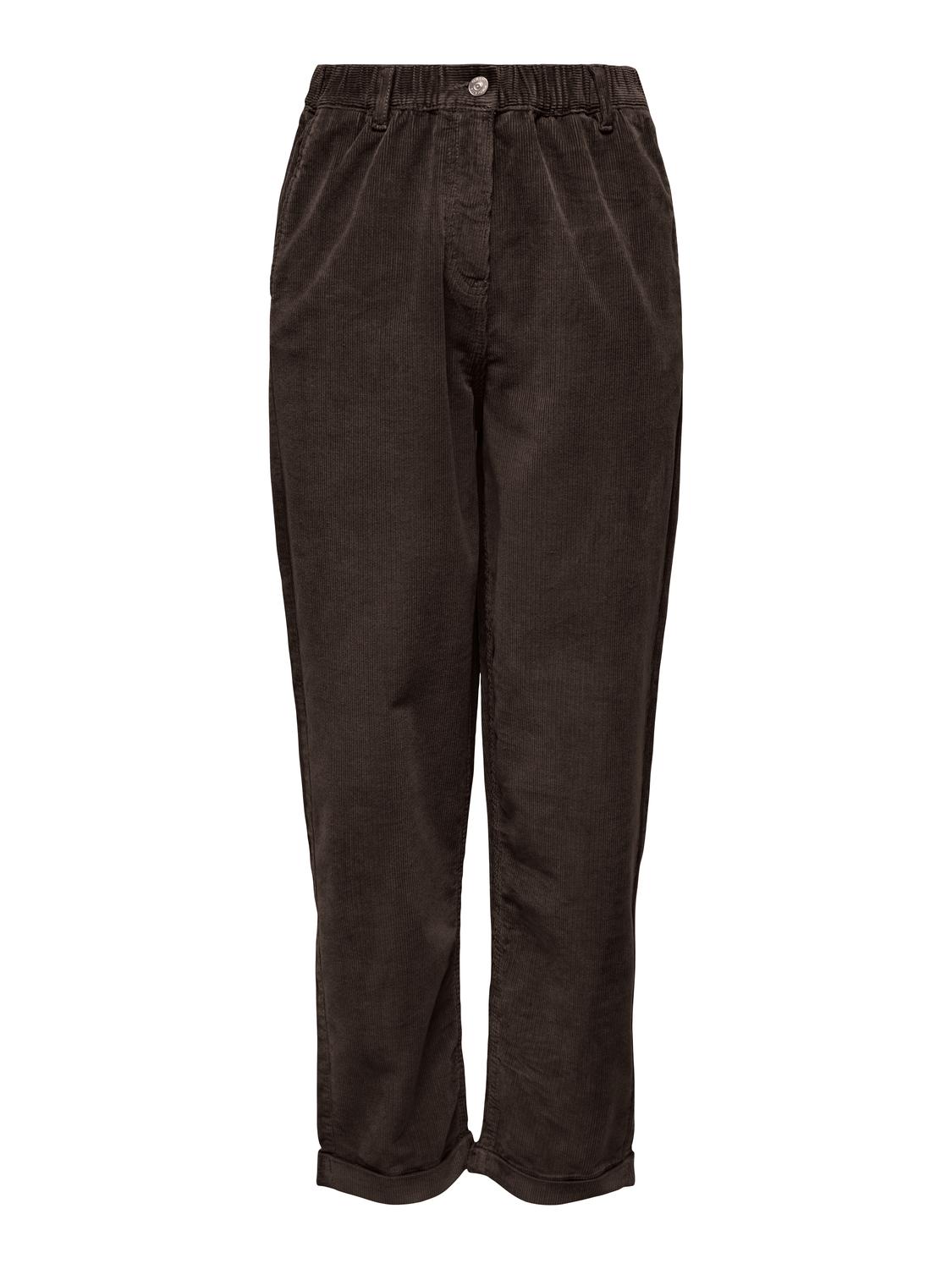 ONLFLORA MW ELA CORD CAROT PANT PNT NOOS - 3