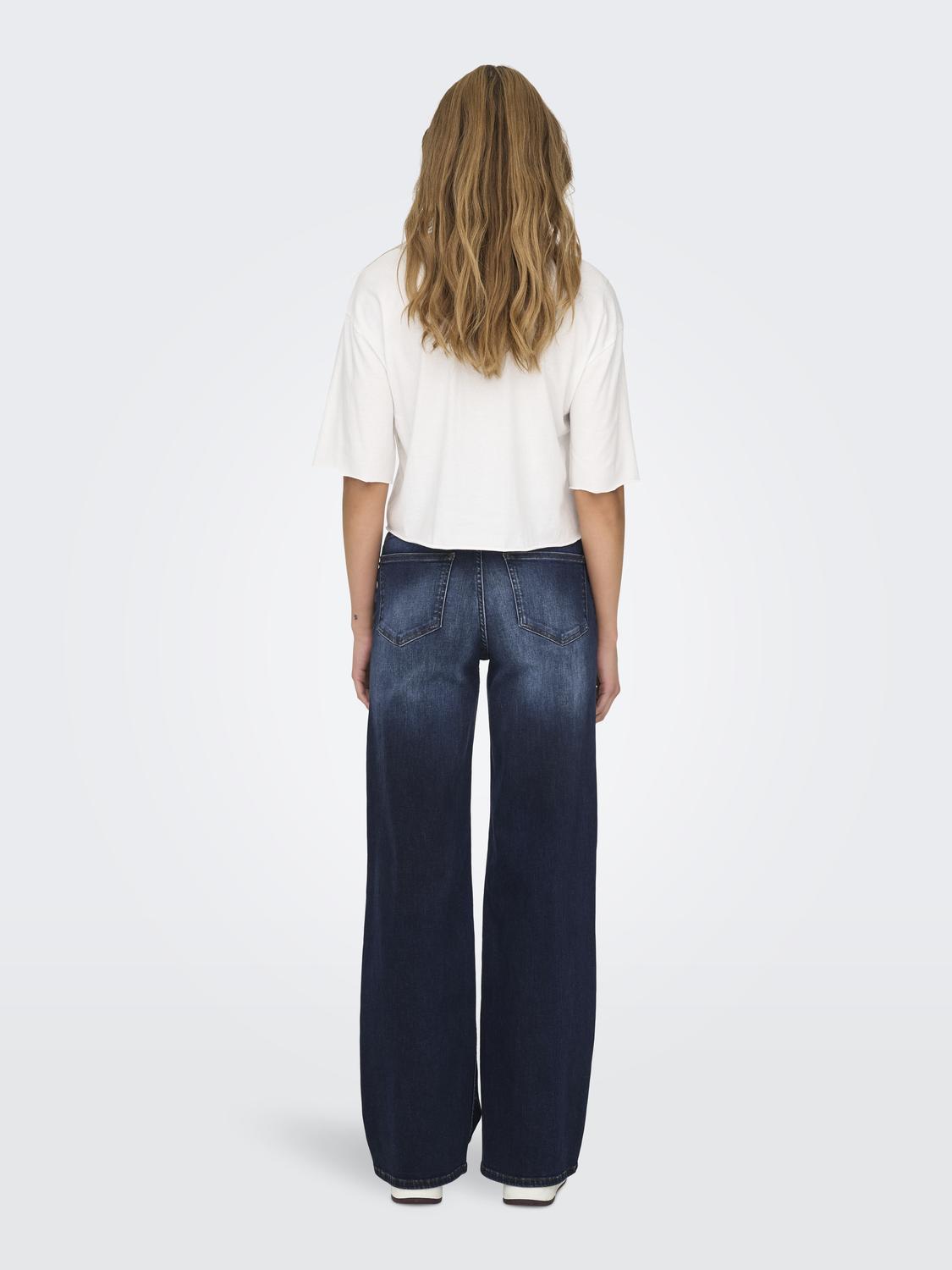 ONLMADISON BLUSH HW WIDE DNM REA081 NOOS - 2