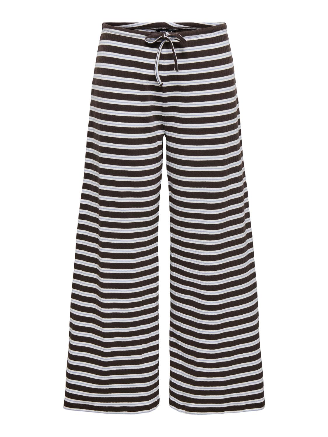 ONLAIDA Snøring festebukse i løs passform for loungewear