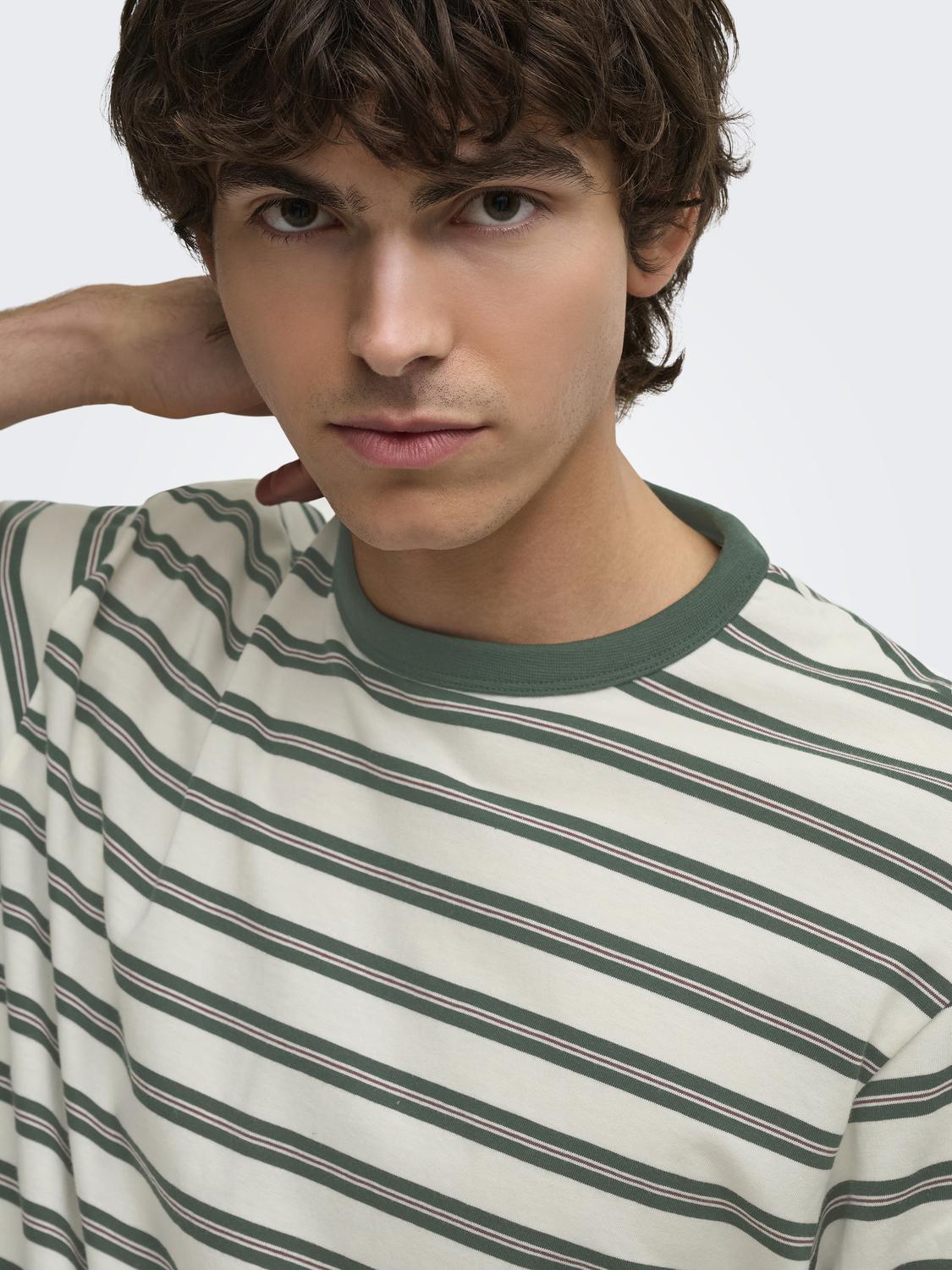 ONSGEORGE RLX SS STRIPE TEE NOOS - 4