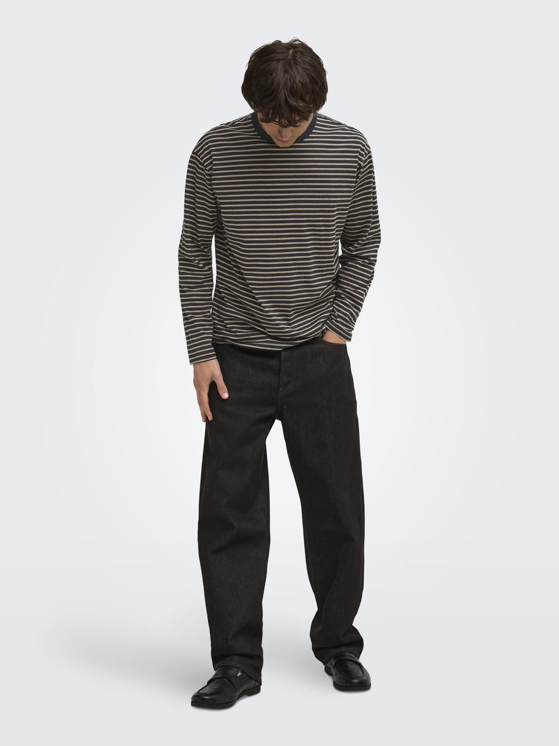 ONSGEORGE RLX LS STRIPE TEE NOOS - 6
