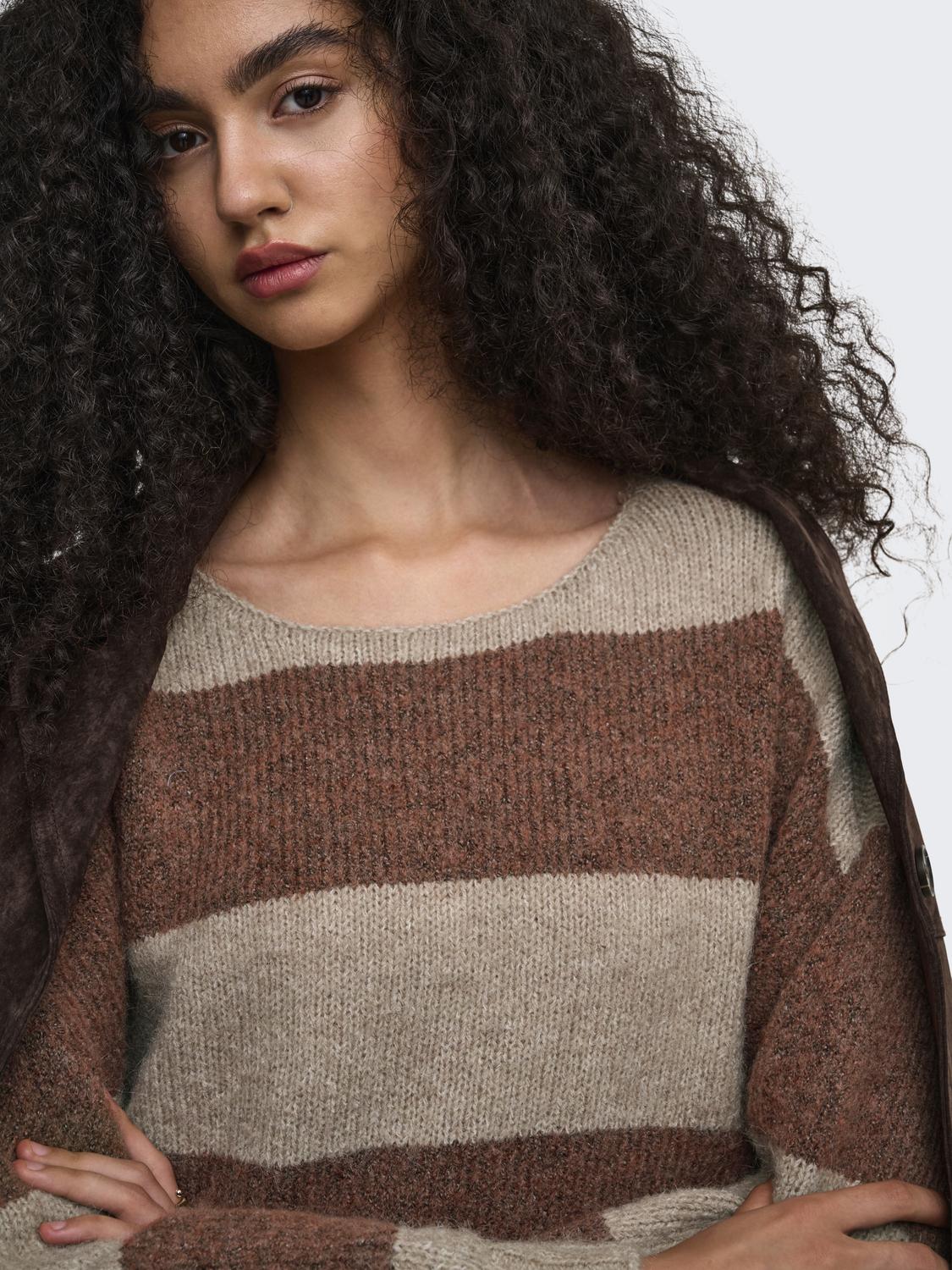 ONLAYA L/S BOATNECK NOOS KNT - 6